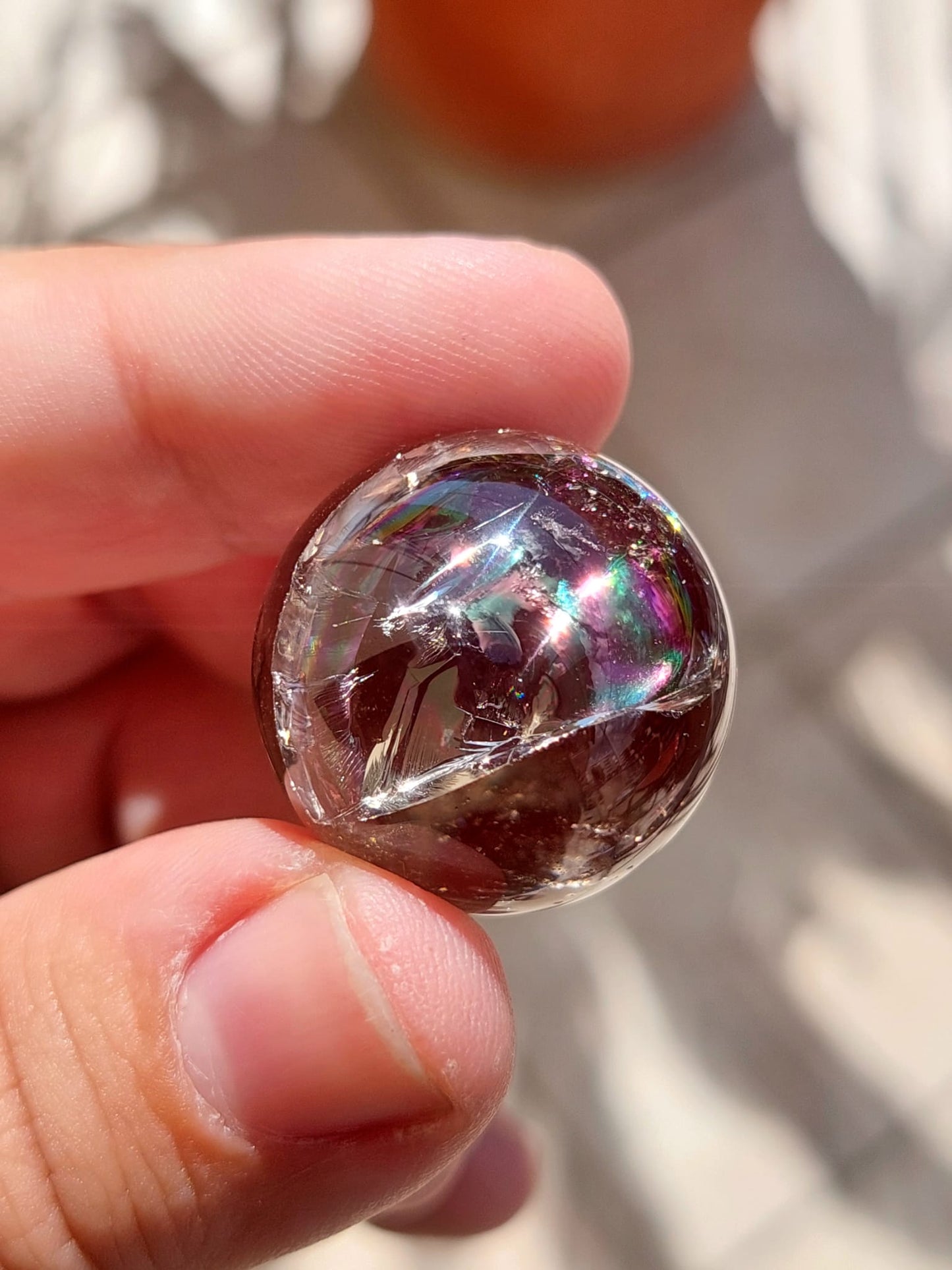 Quarzo Fumè mini sfera - 2,3 cm - 1 Pz