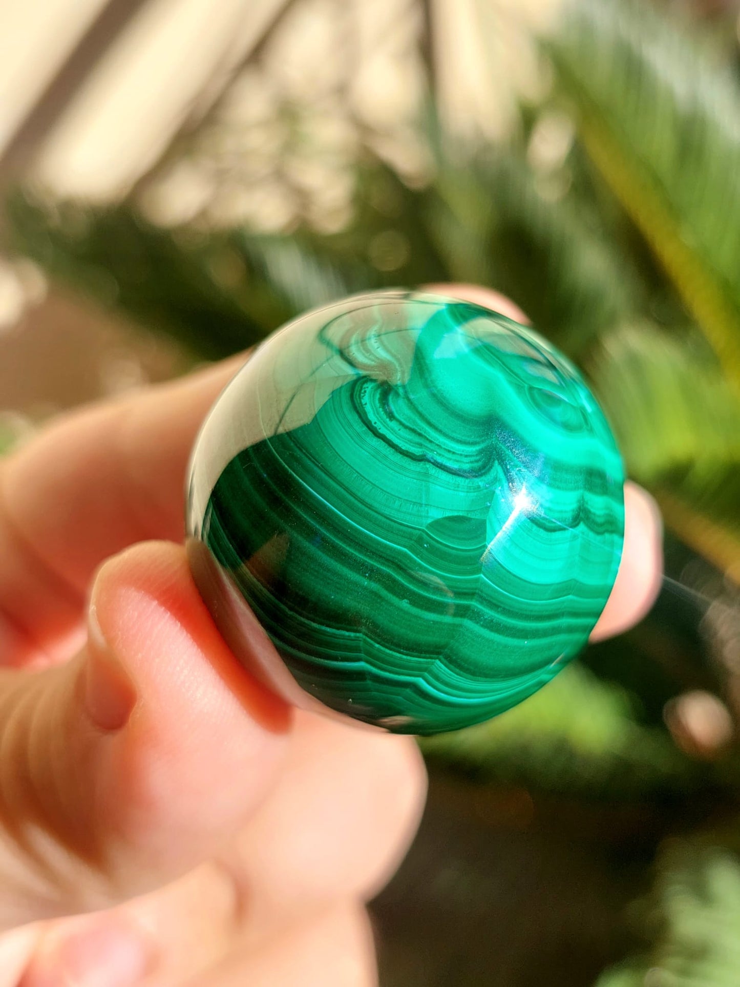 Malachite mini sfera - 3,4 cm