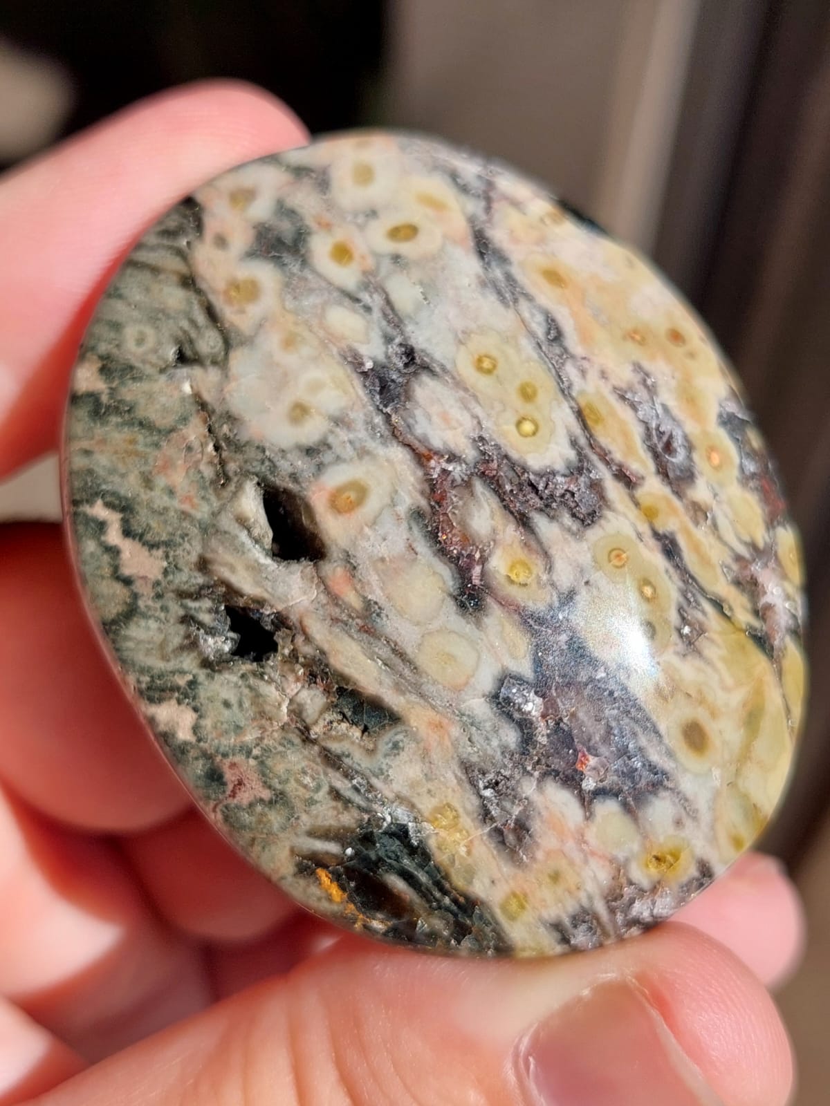 Diaspro Oceano palmstone