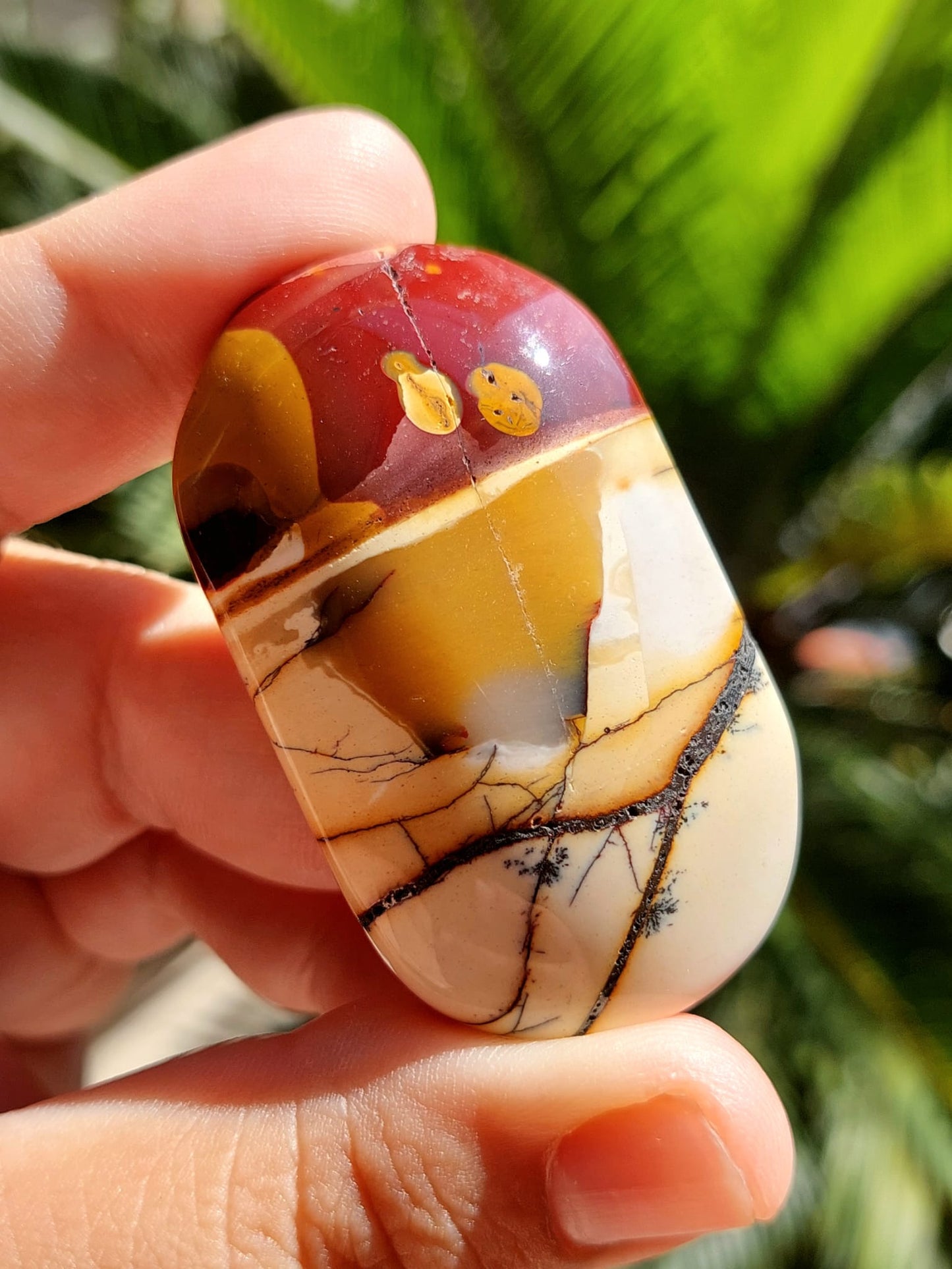 Mookaite palmstone - 1 Pz