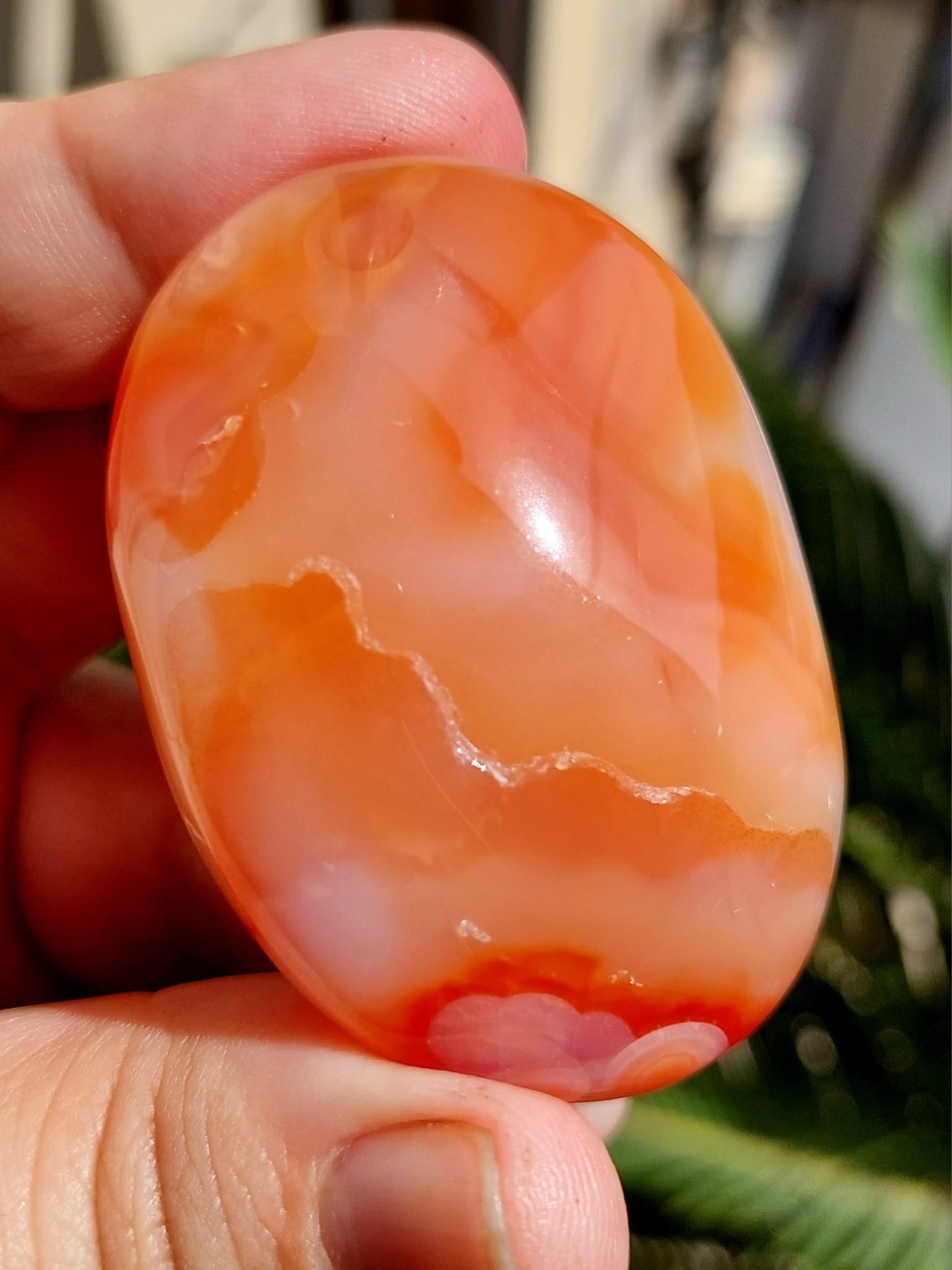 Corniola palmstone