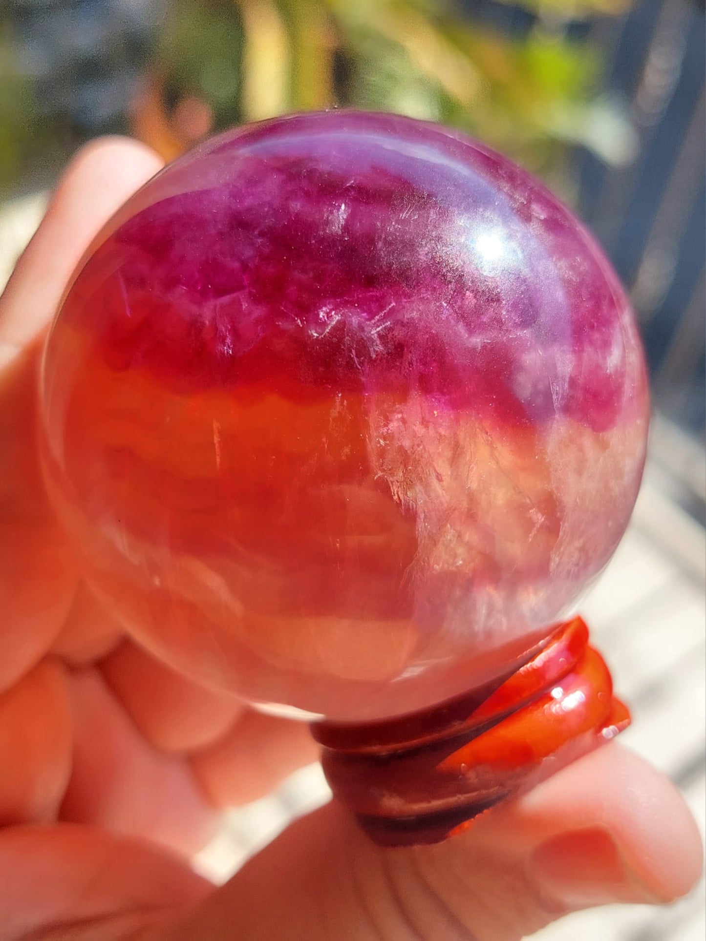 Fluorite sfera - 5,5 cm
