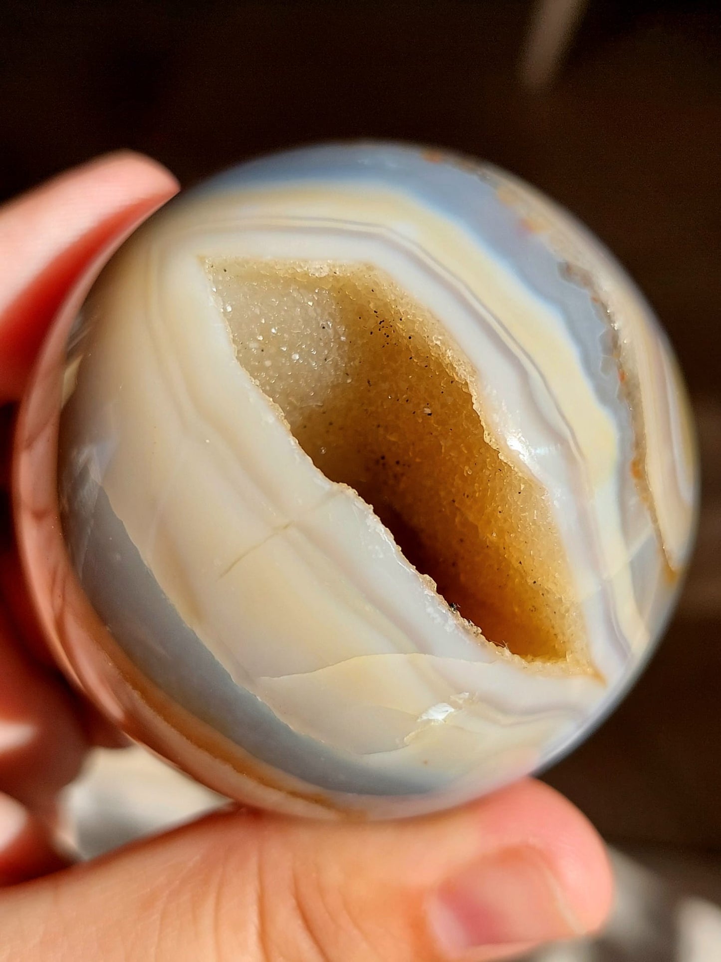 Agata Drusy sfera - 5,8 cm