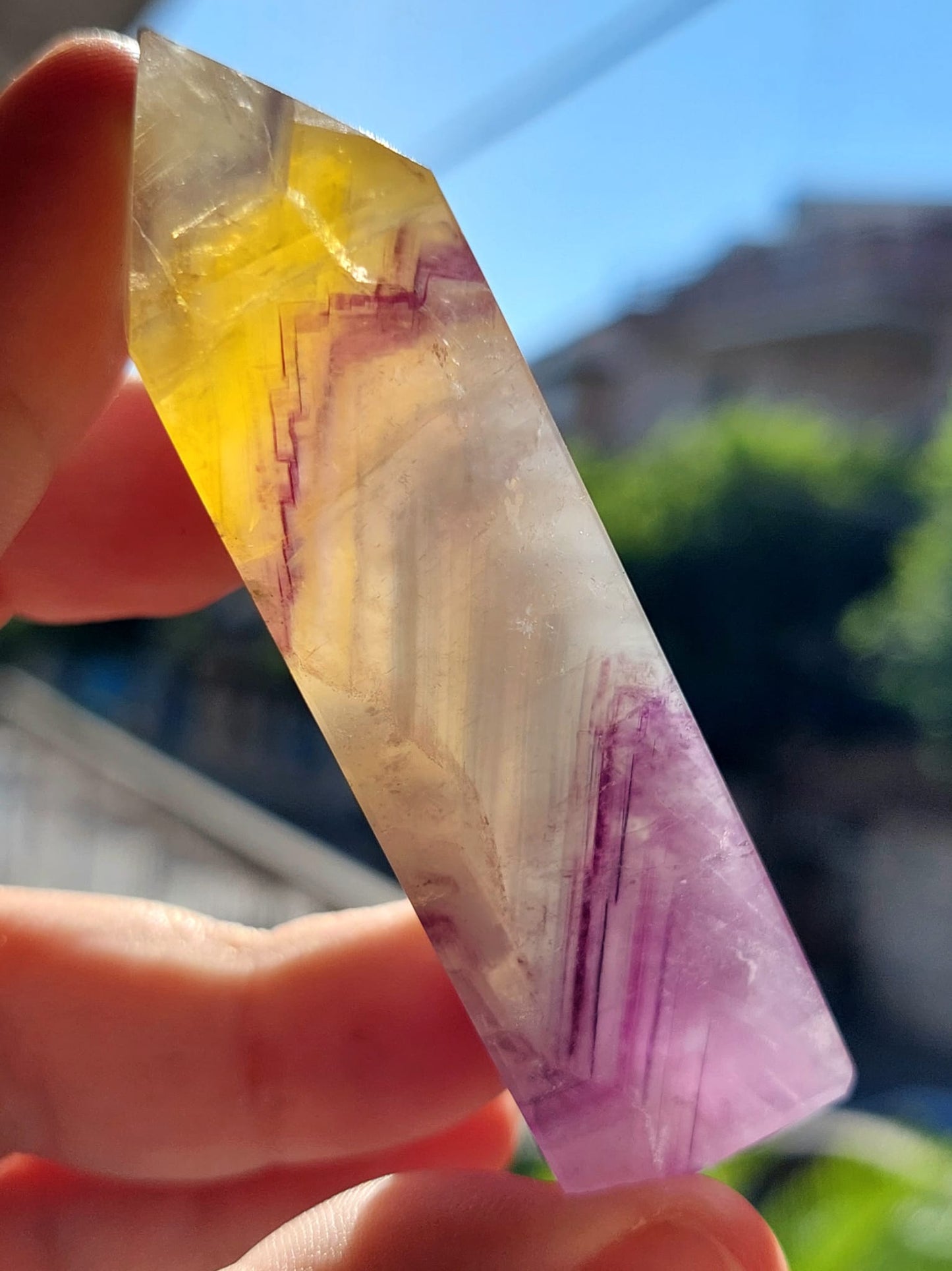 Mini torre in Fluorite