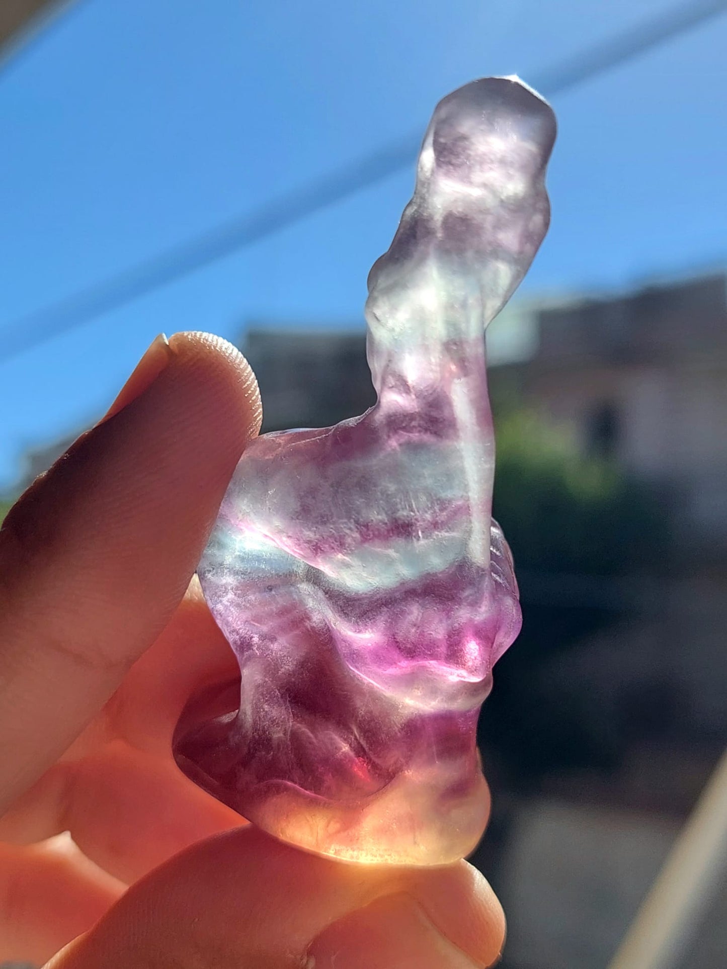 Fluorite mini Sirena - 6 cm