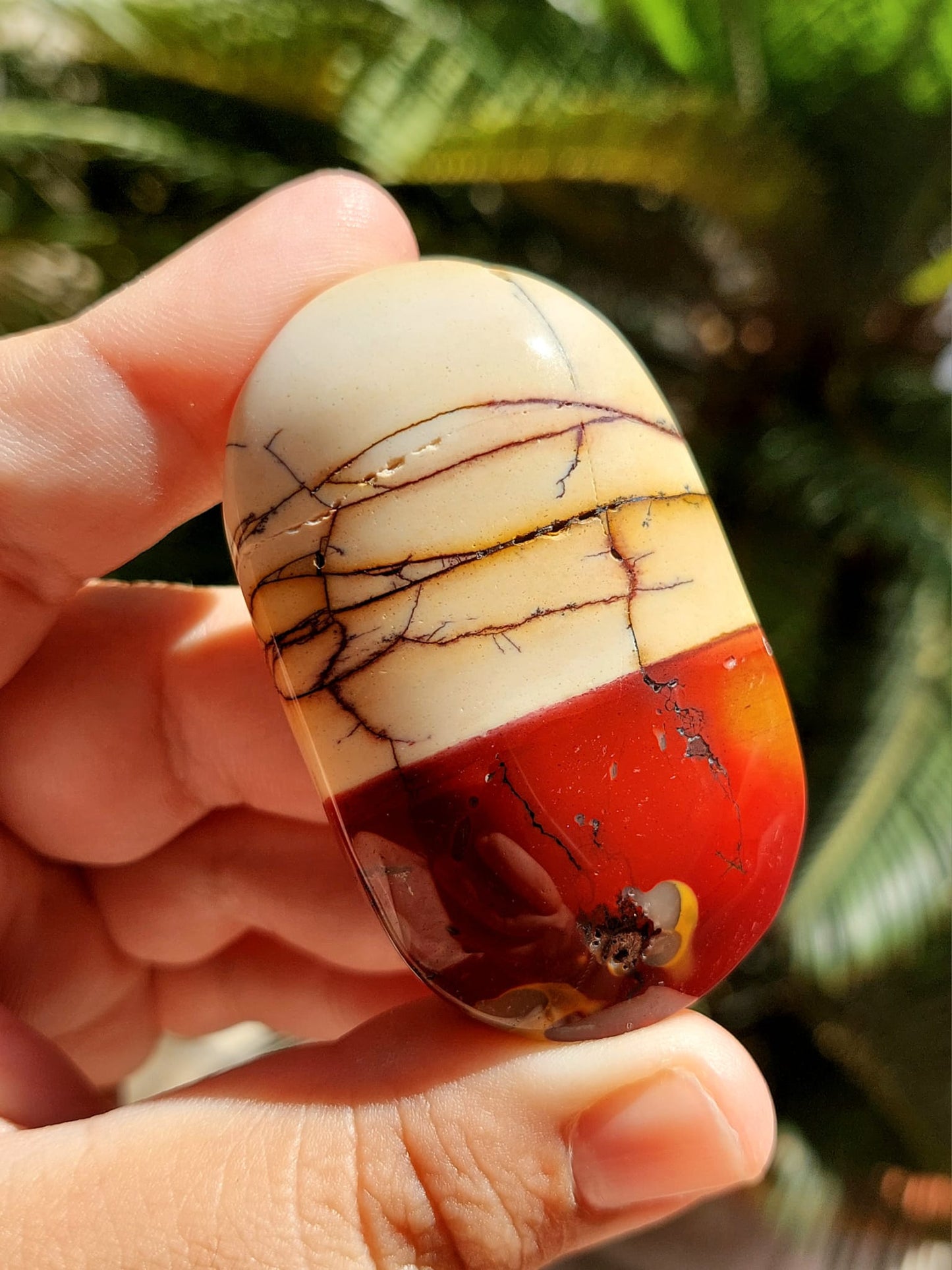 Mookaite palmstone - 1 Pz