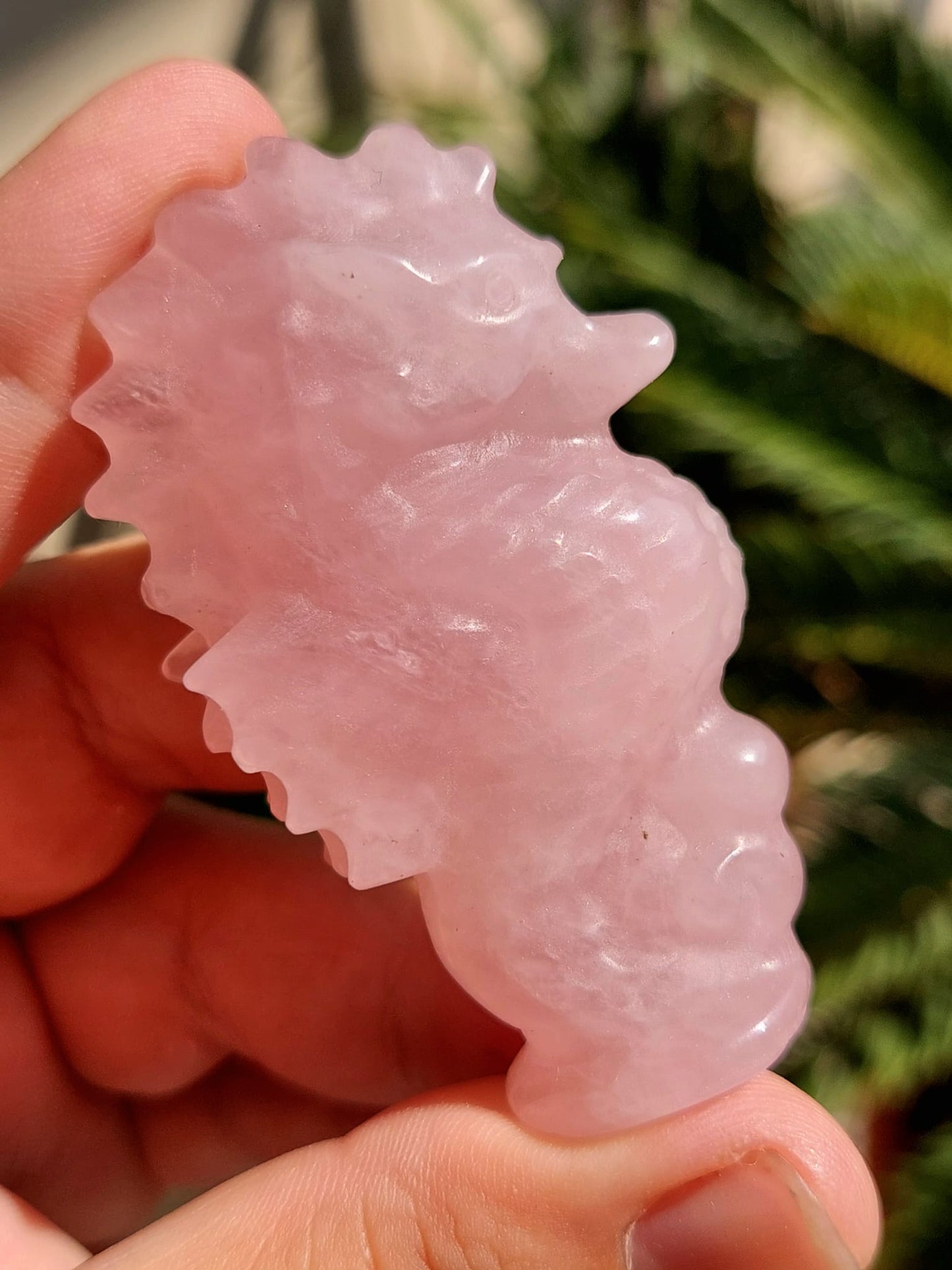 Quarzo Rosa cavalluccio marino - 6,1 cm