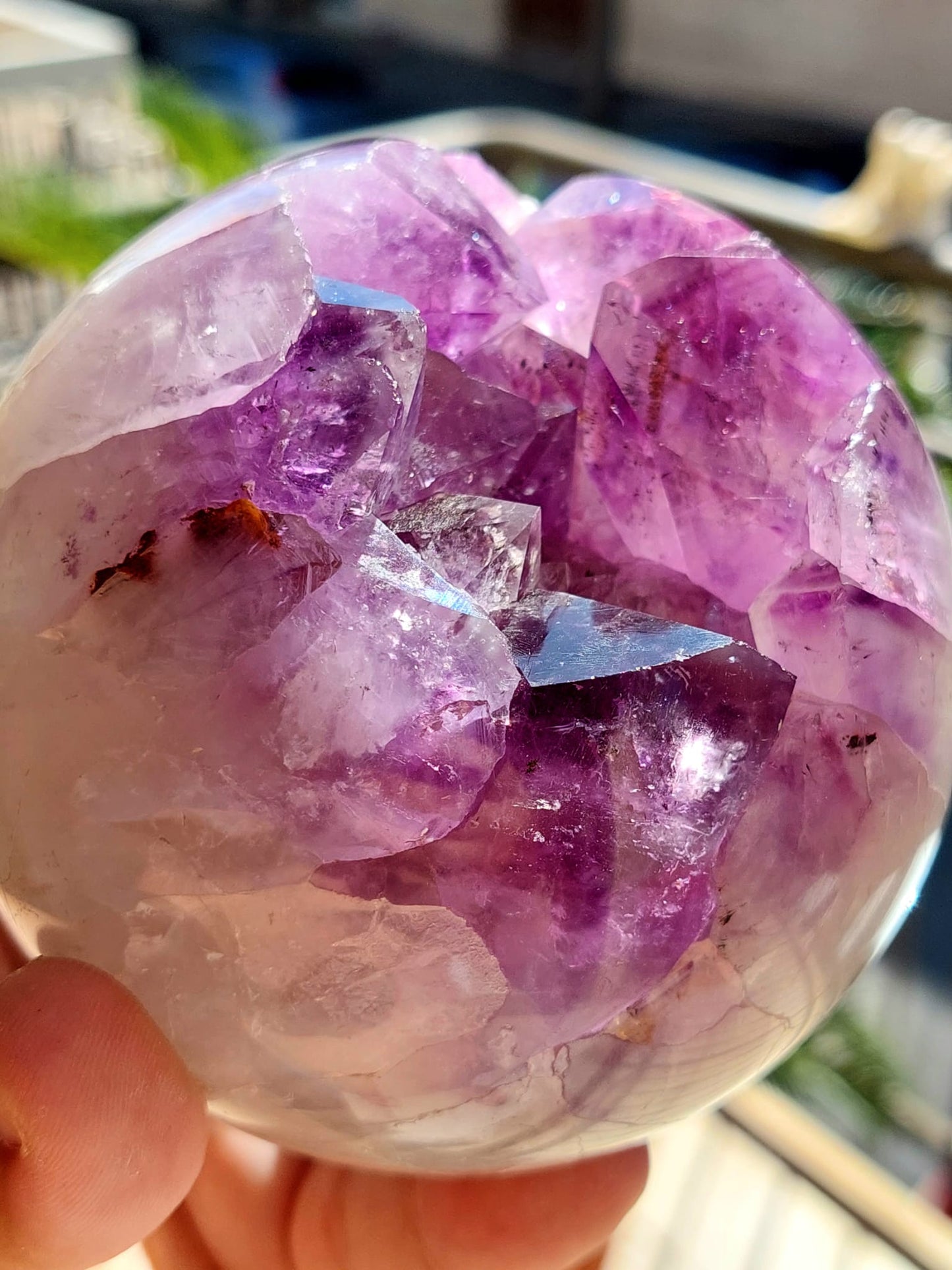 Ametista Drusy sfera XL - 9,5 cm
