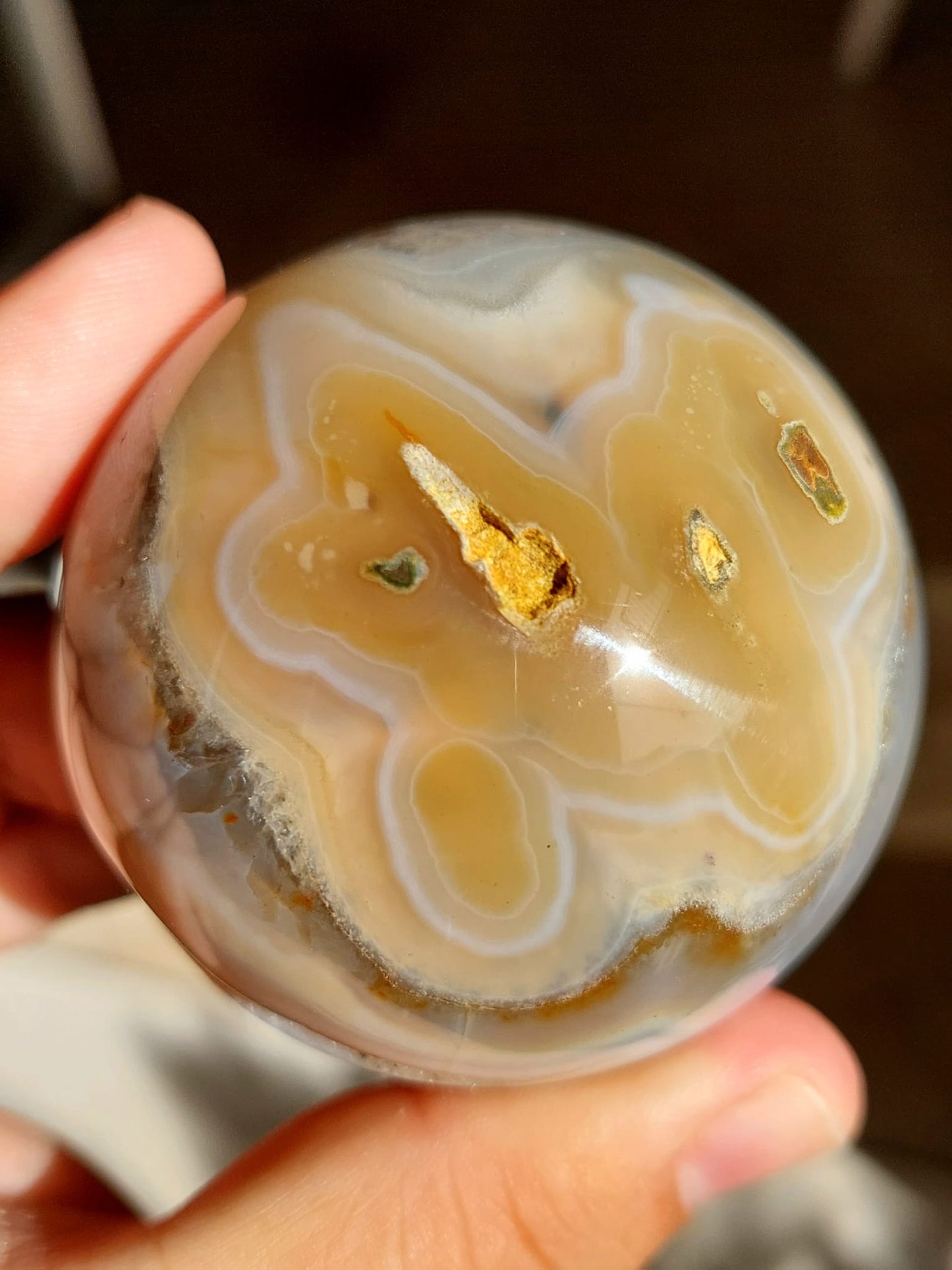 Agata Drusy sfera - 5,8 cm