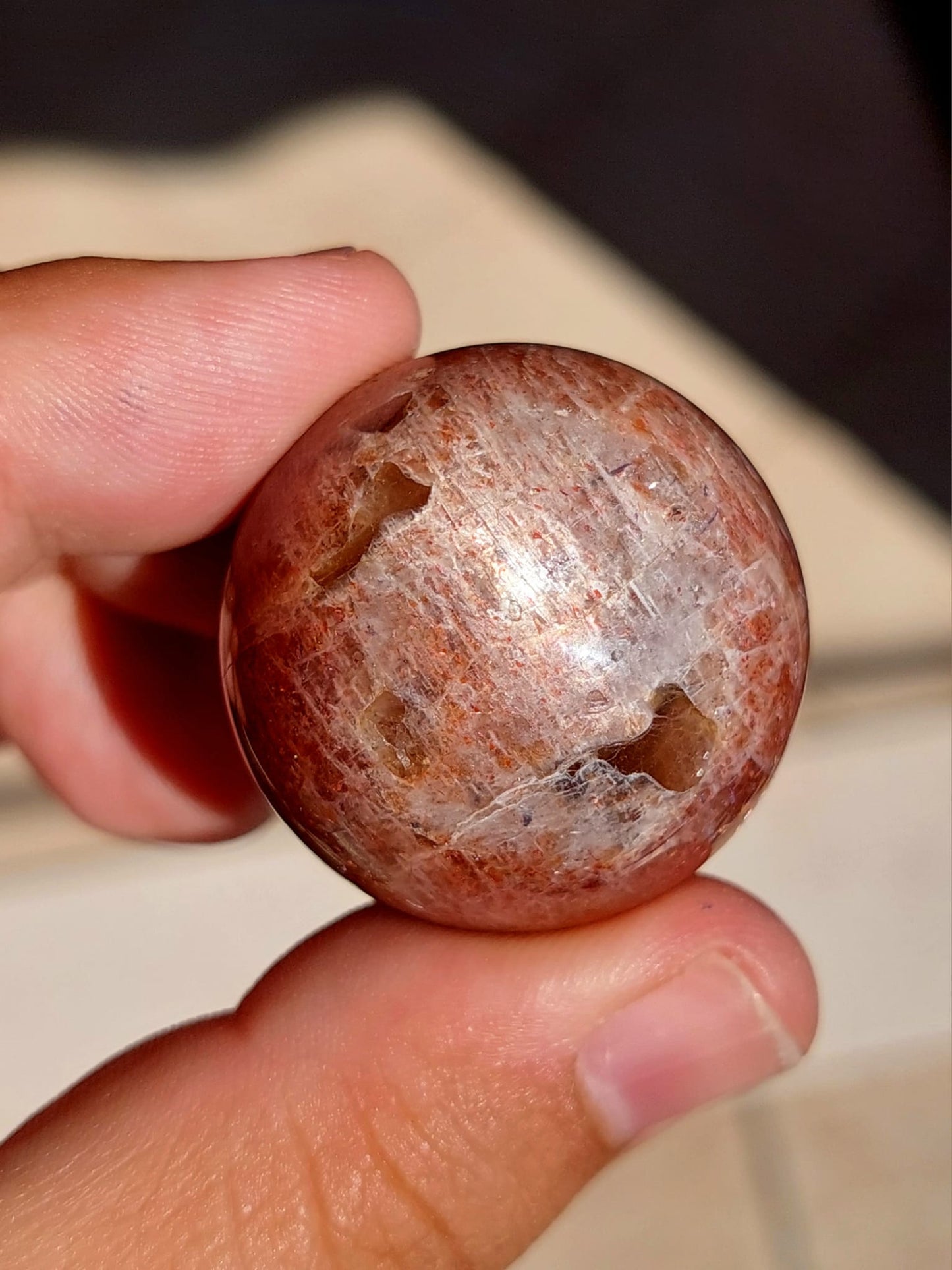 Pietra del Sole mini sfera - 3,2 cm