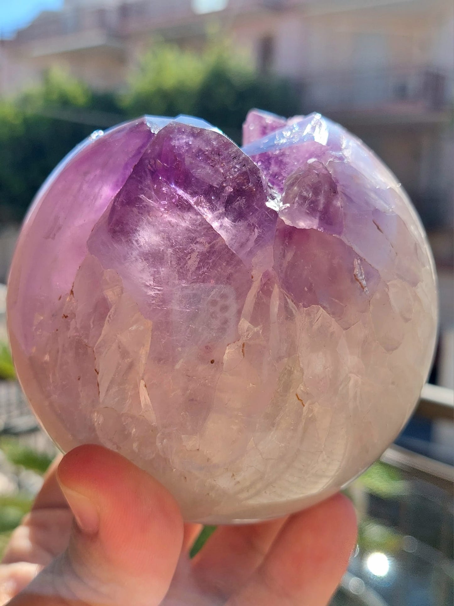 Ametista Drusy sfera XL - 9,5 cm