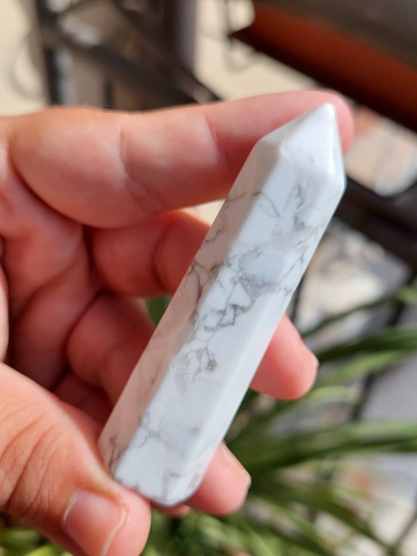 Mini torre in Howlite - 1 Pz
