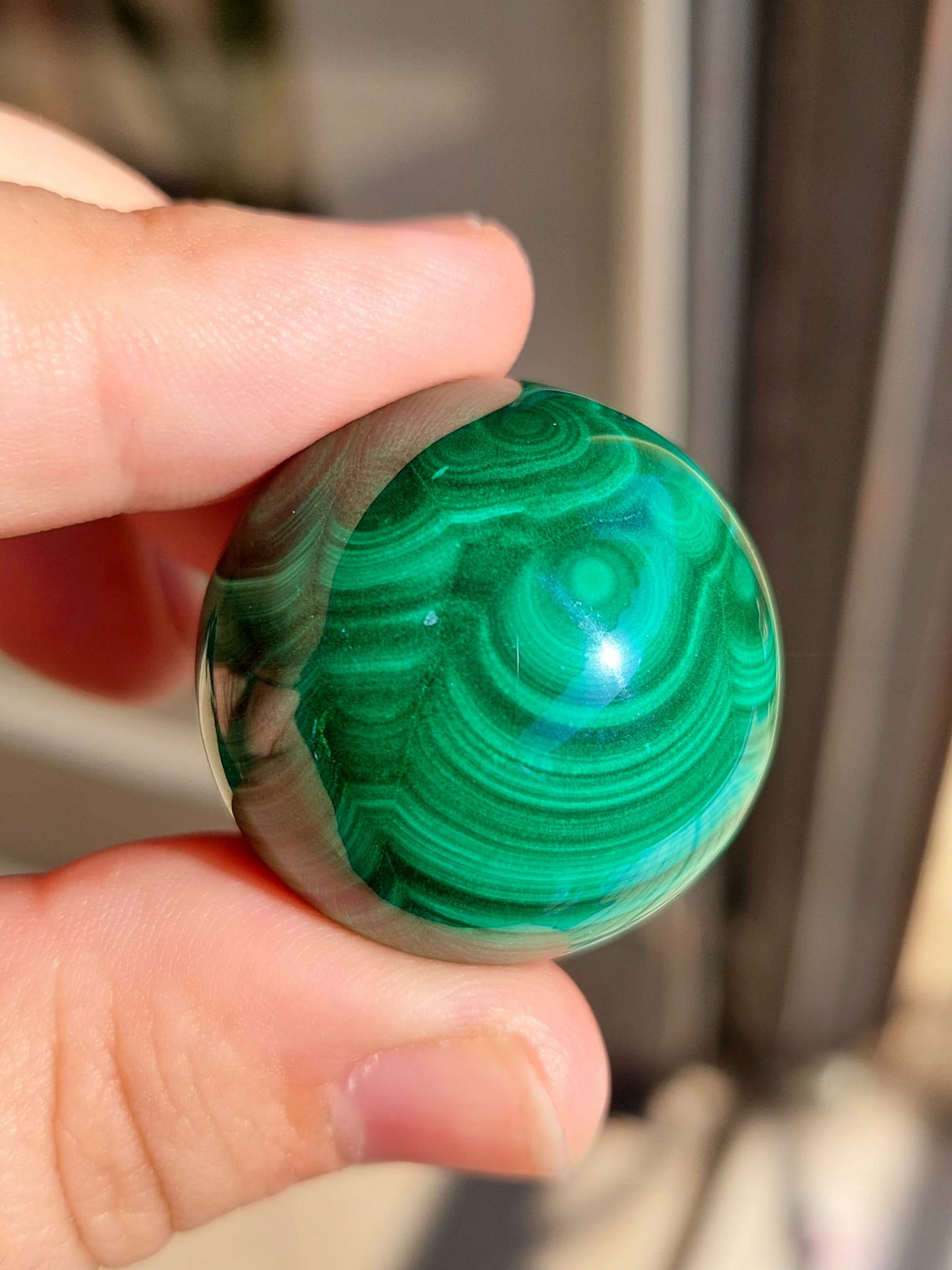 Malachite mini sfera - 3,1 cm