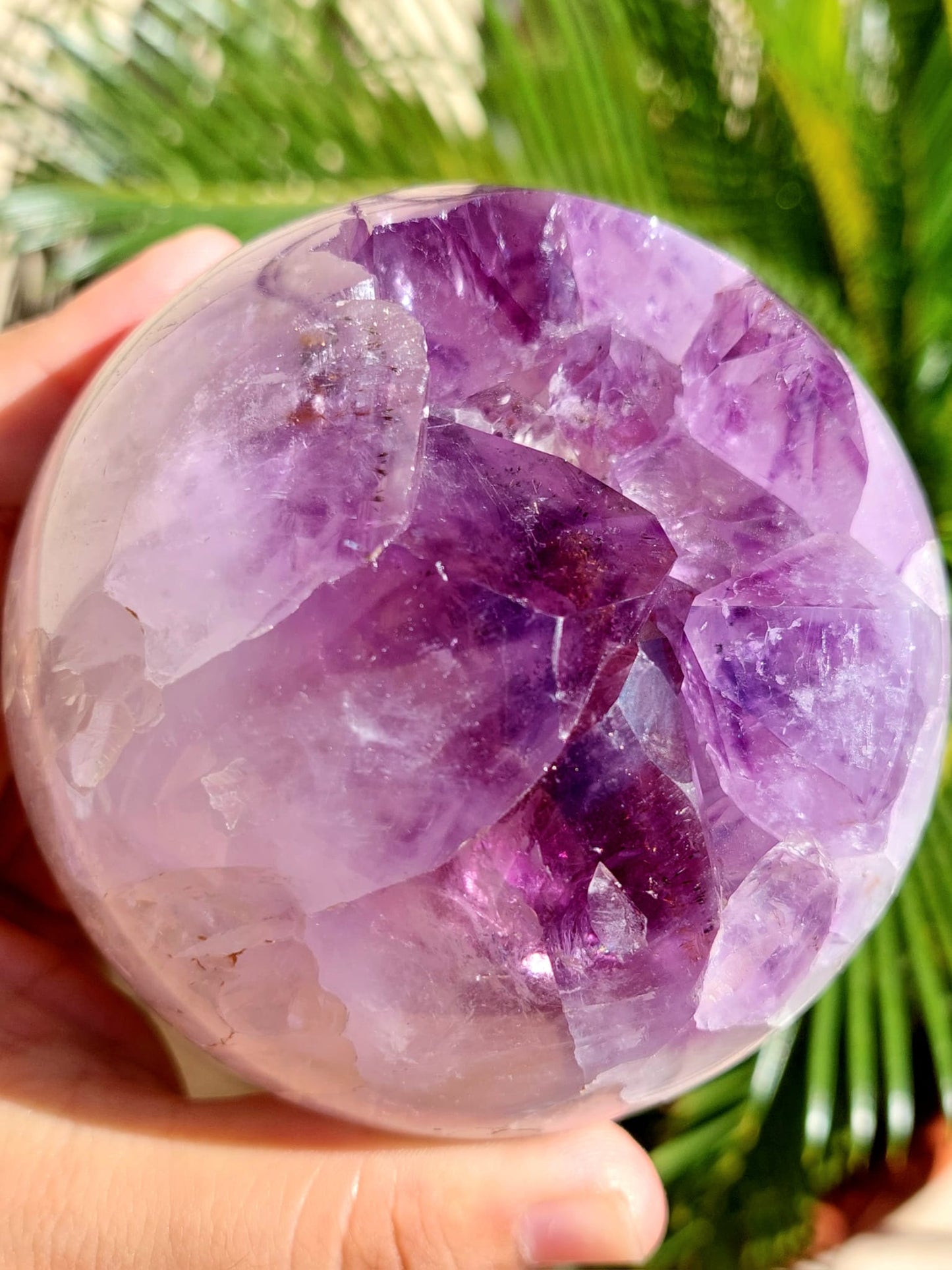 Ametista Drusy sfera XL - 9,5 cm