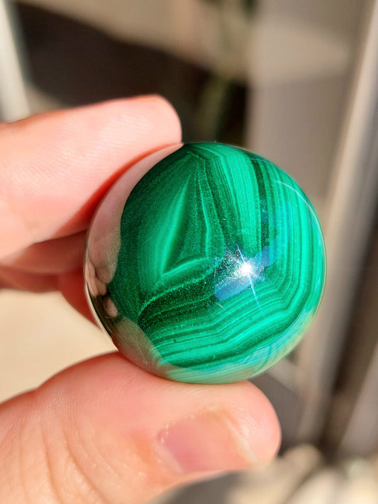Malachite mini sfera - 3,1 cm