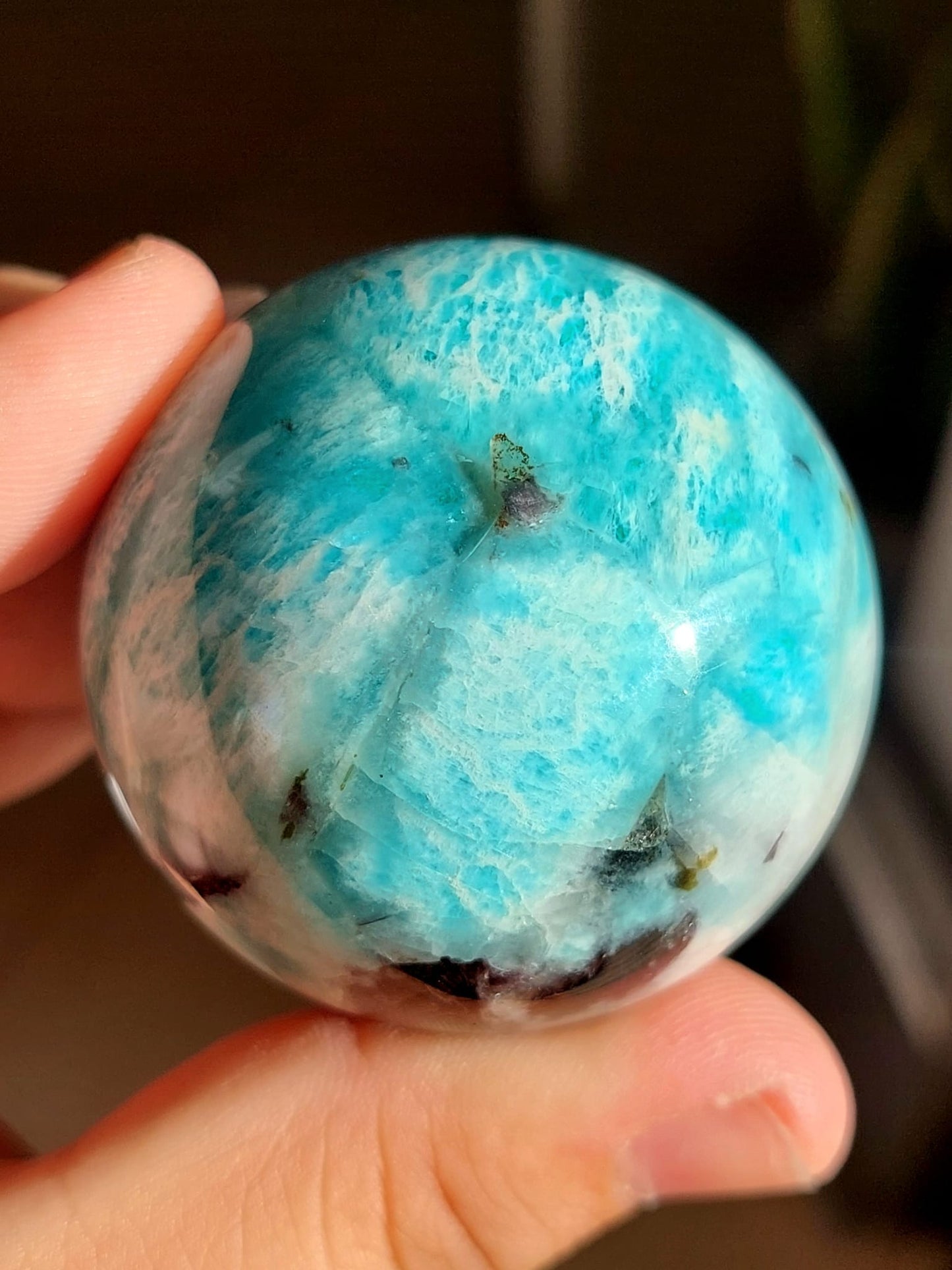 Amazzonite sfera - 4,8 cm