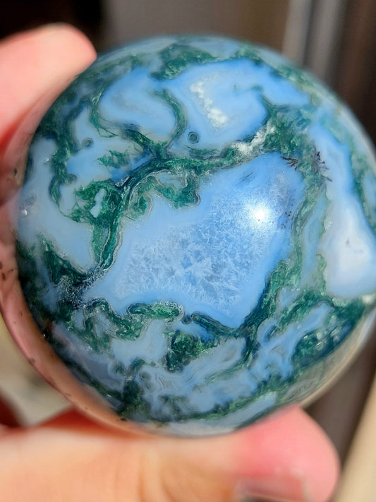 Sfera Agata Muschiata - 5,6 cm