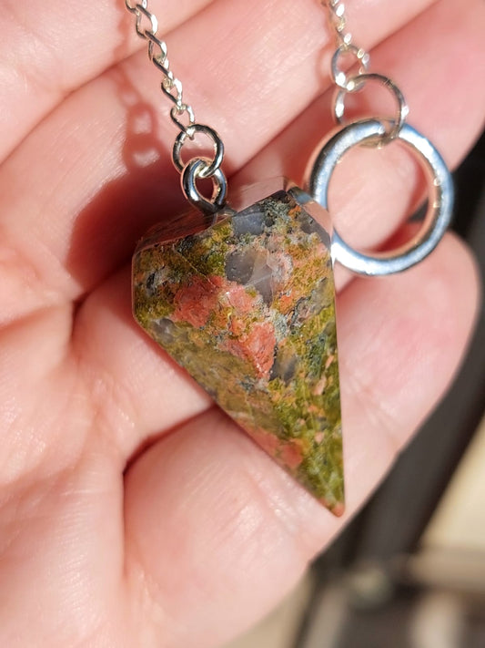 Pendolo in Unakite