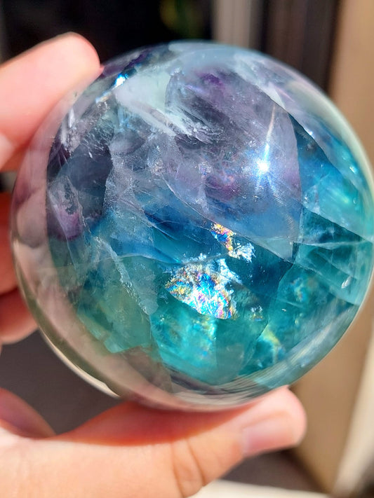 Fluorite sfera - 7,1 cm