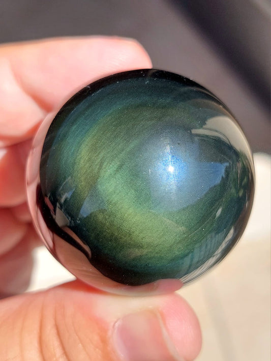 Ossidiana Rainbow sfera - 4,1 cm