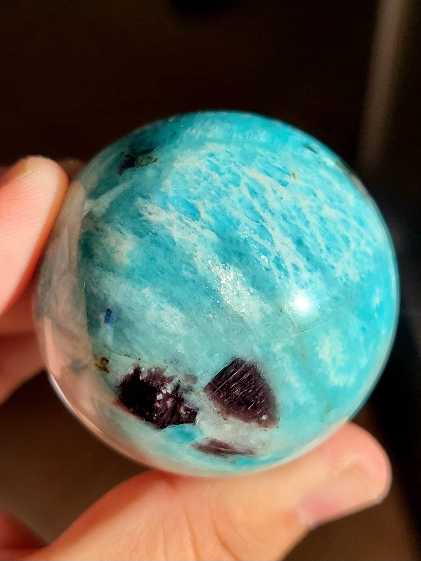 Amazzonite sfera - 4,8 cm