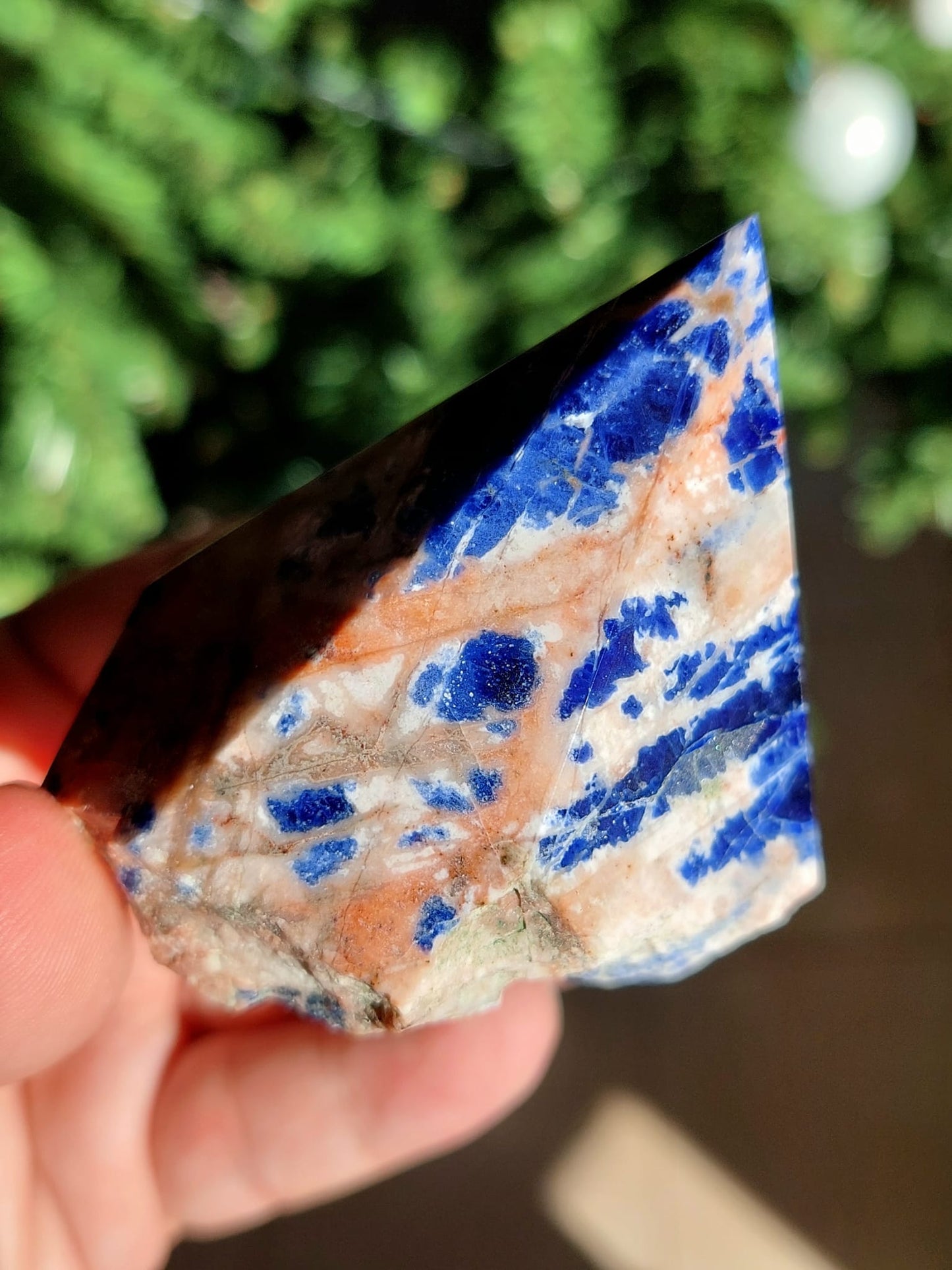 Punta semi grezza Sodalite