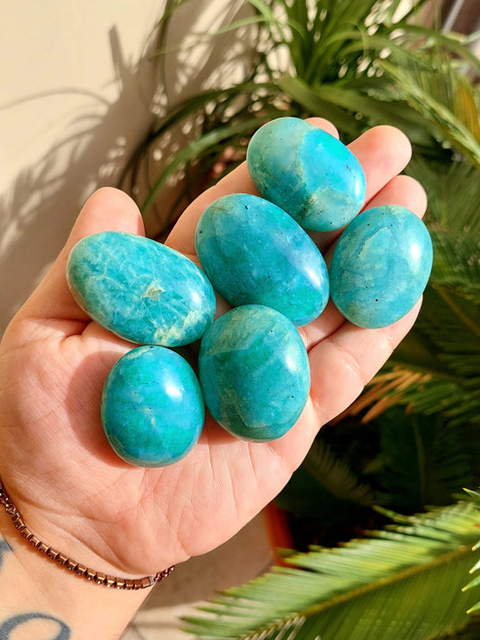 Amazzonite burattata - Formato M - 1 Pz