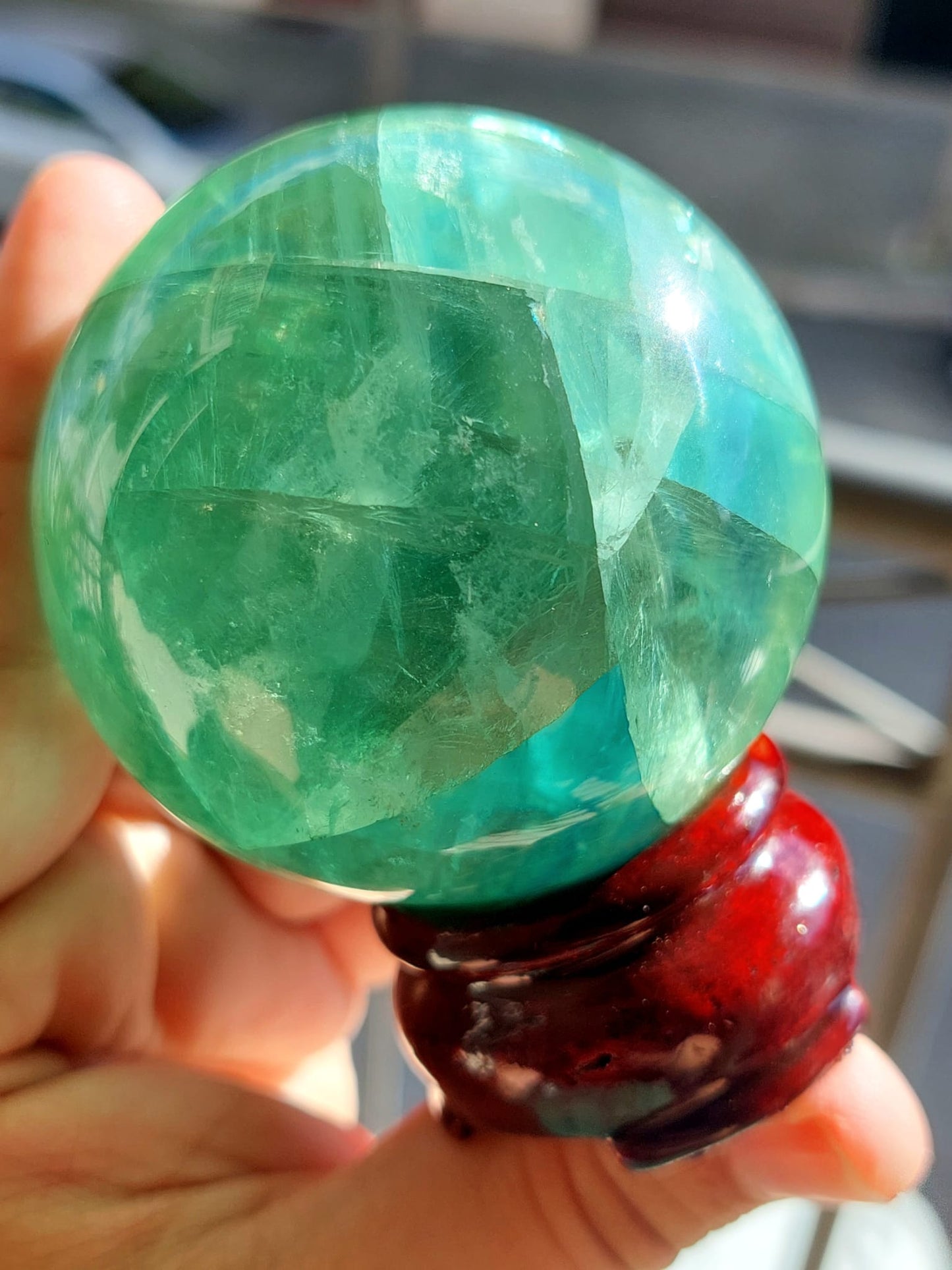Fluorite sfera - 6 cm