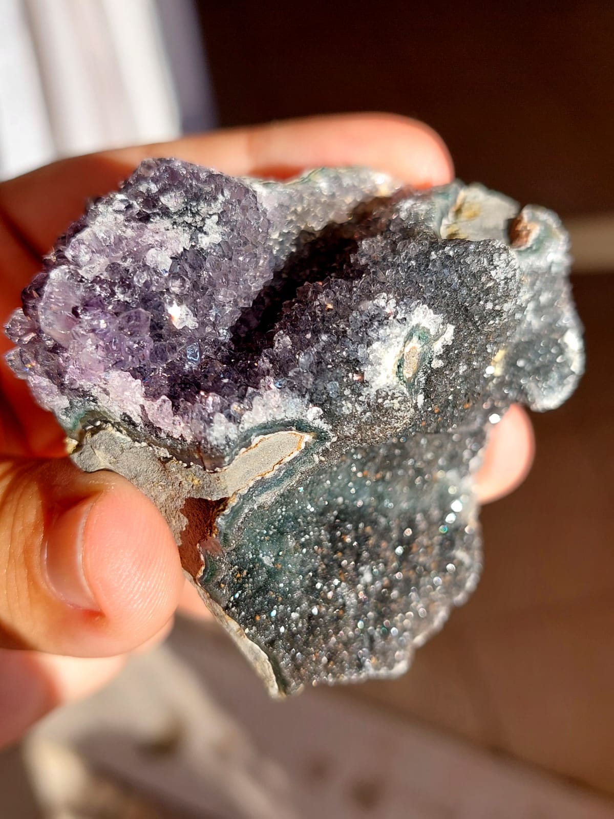 Drusa Ametista nera/viola intenso