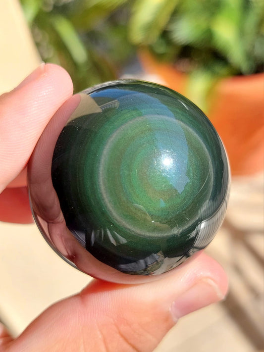 Ossidiana Rainbow sfera - 4,2 cm