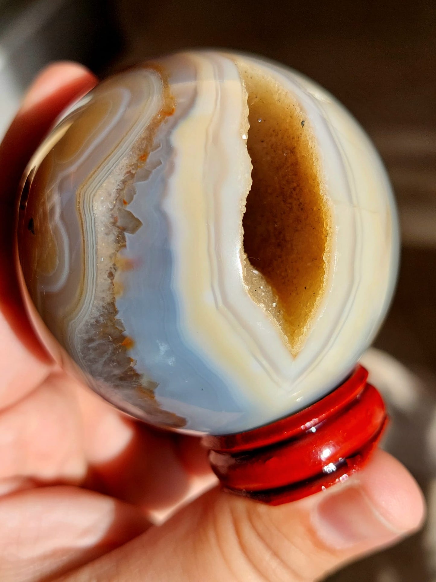 Agata Drusy sfera - 5,8 cm
