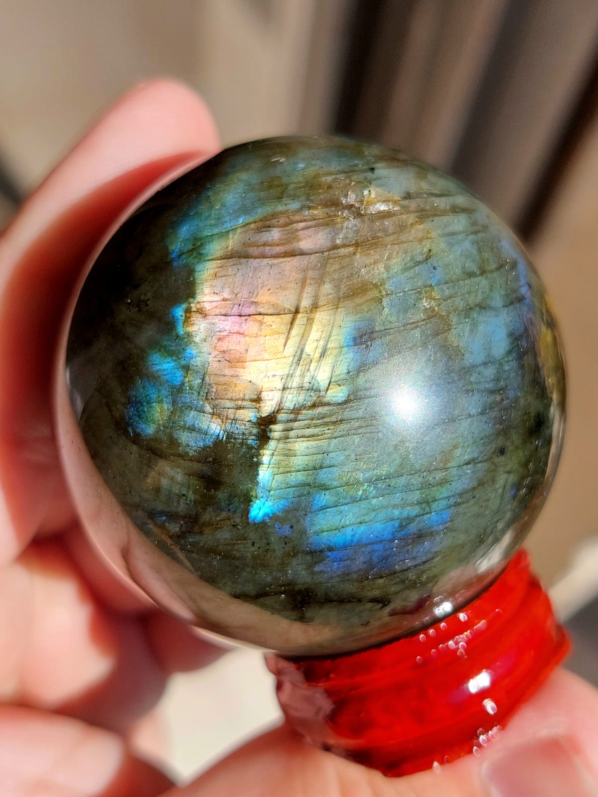 Labradorite sfera - 5 cm