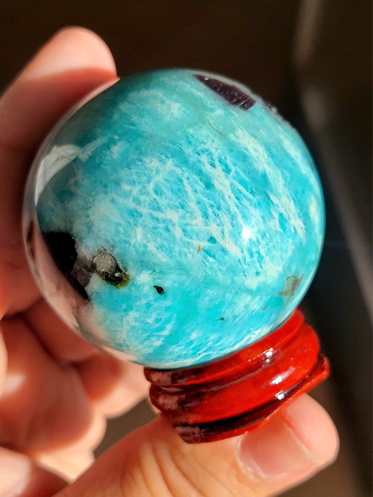 Amazzonite sfera - 4,8 cm