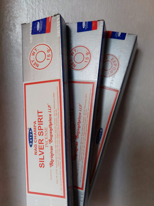 Satya Incenso Silver Spirit - 1 Pz