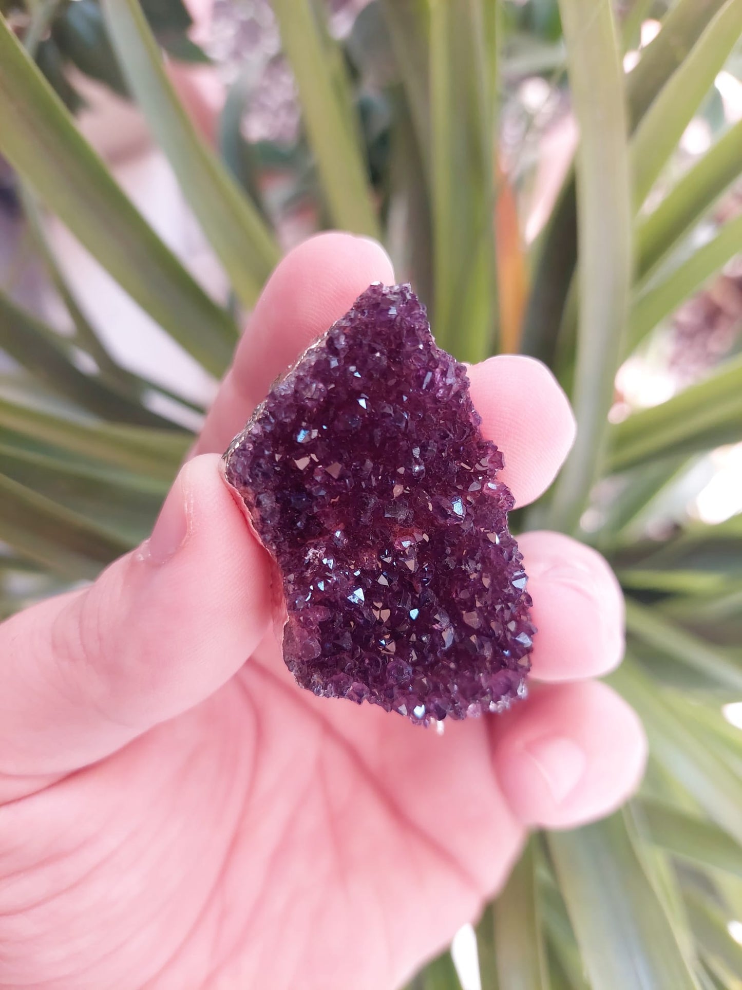 Pendente drusa Ametista