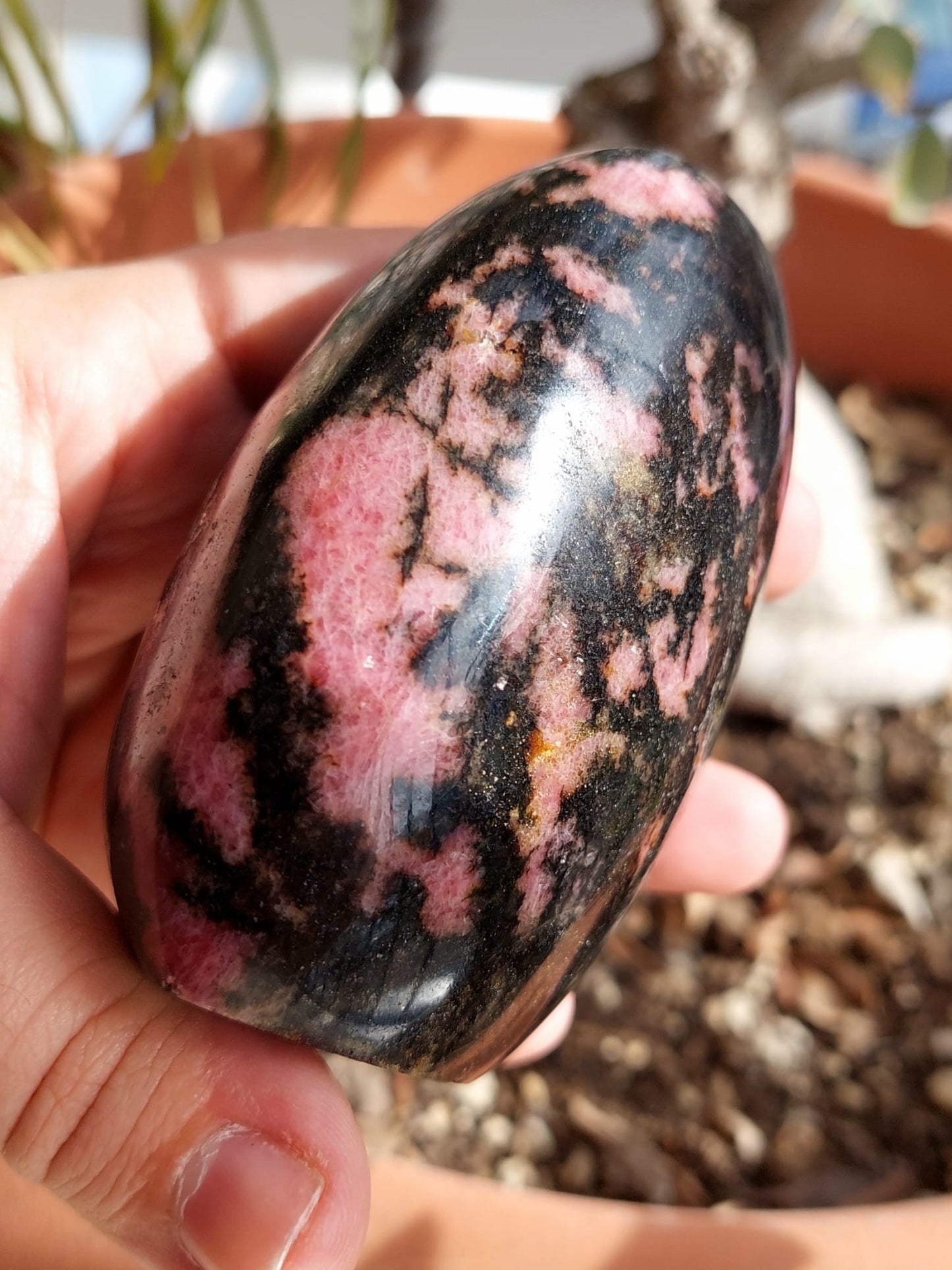 Rodonite freeform