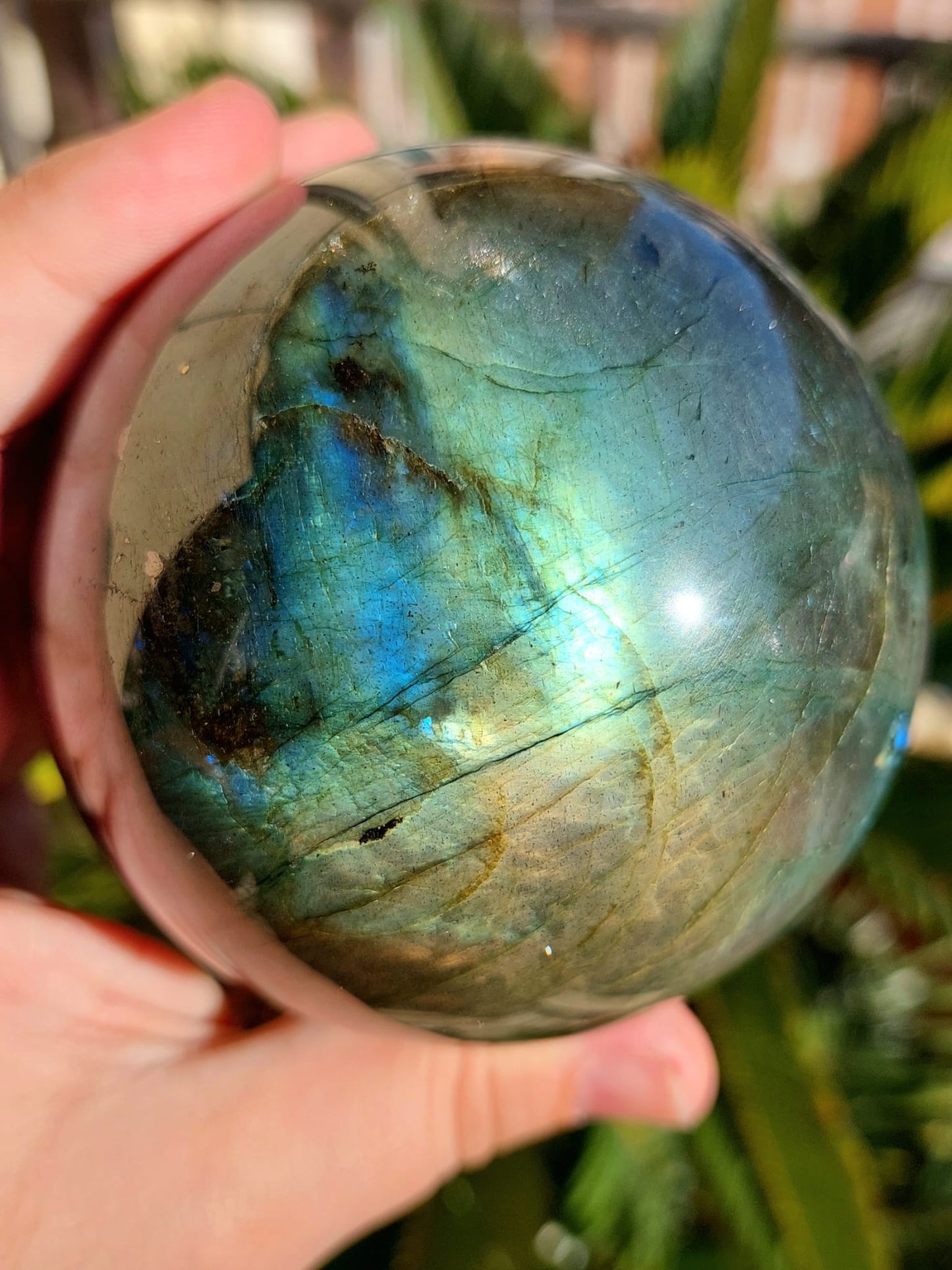 Labradorite sfera XL - 8,6 cm