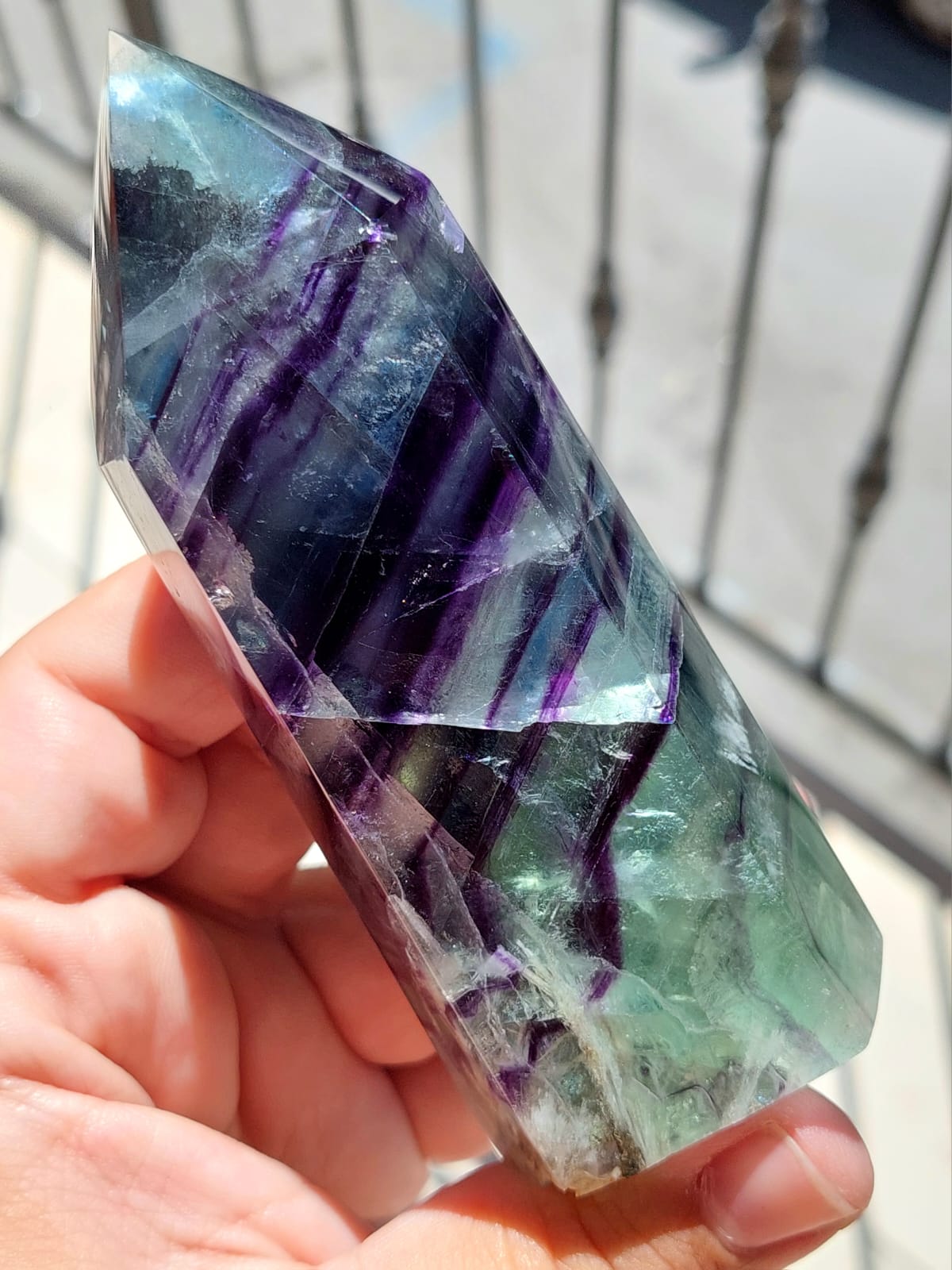 Torre in Fluorite Rainbow