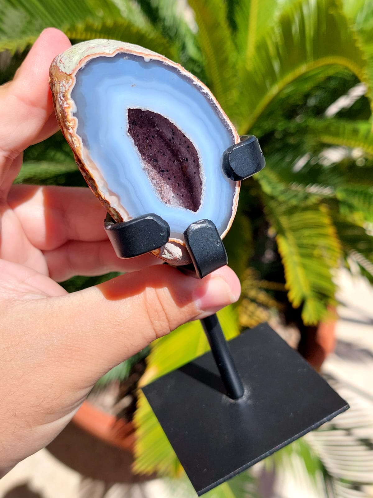 Geode Agata su stand