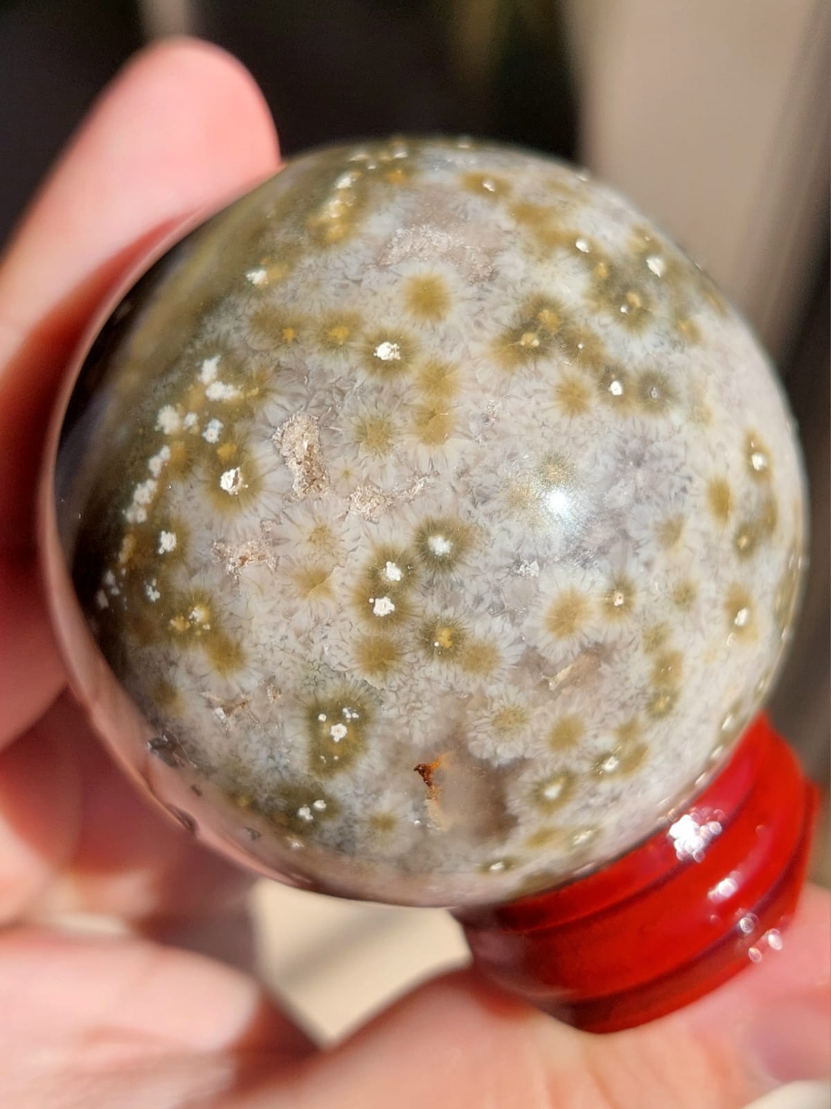 Diaspro Oceano sfera - 5,4 cm