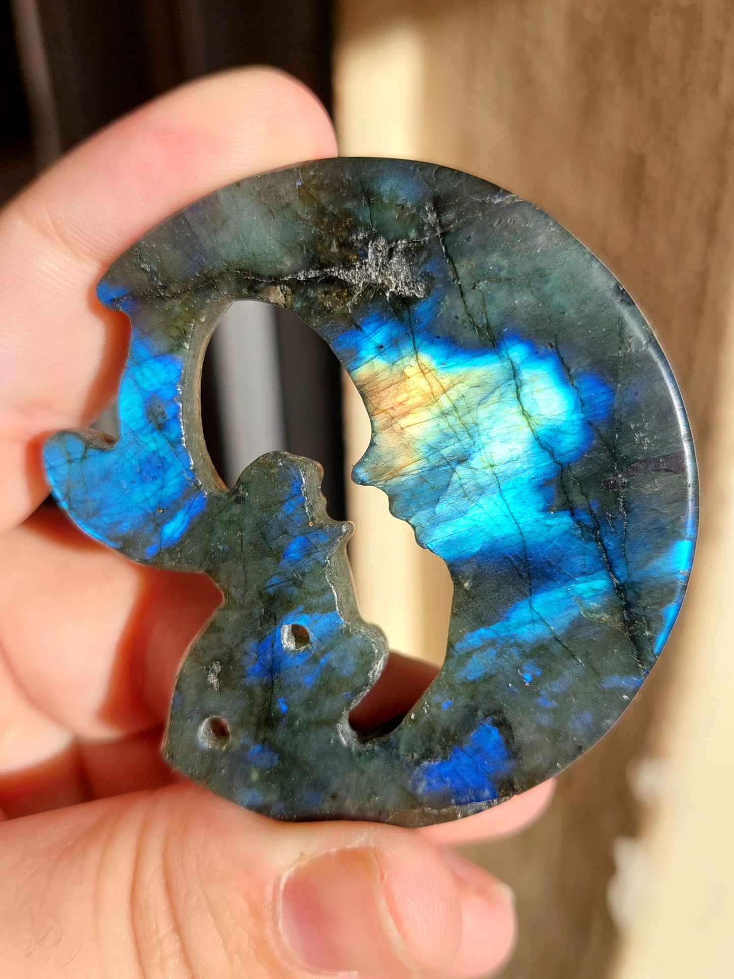 Labradorite Moon&Fairy - 5,6 cm