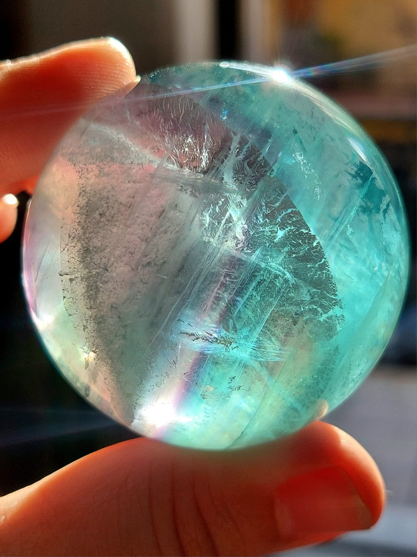 Fluorite sfera - 5,2 cm