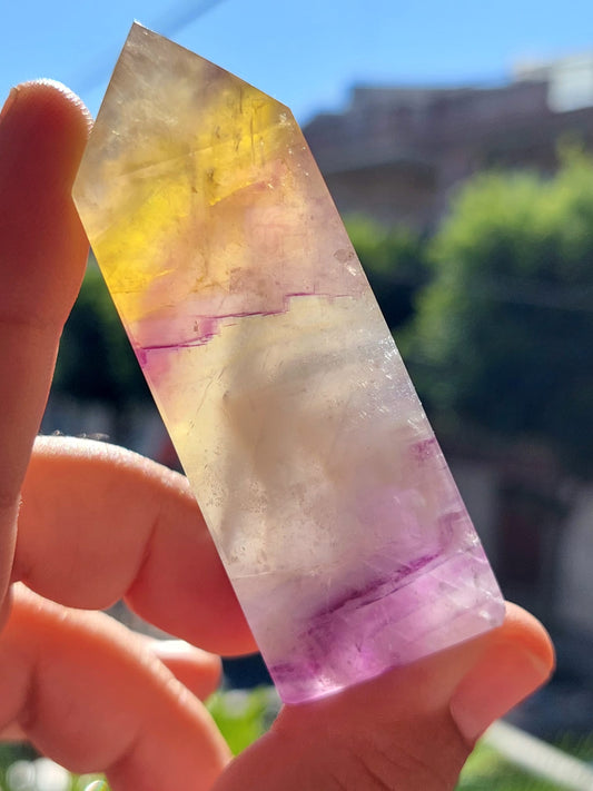 Mini torre in Fluorite