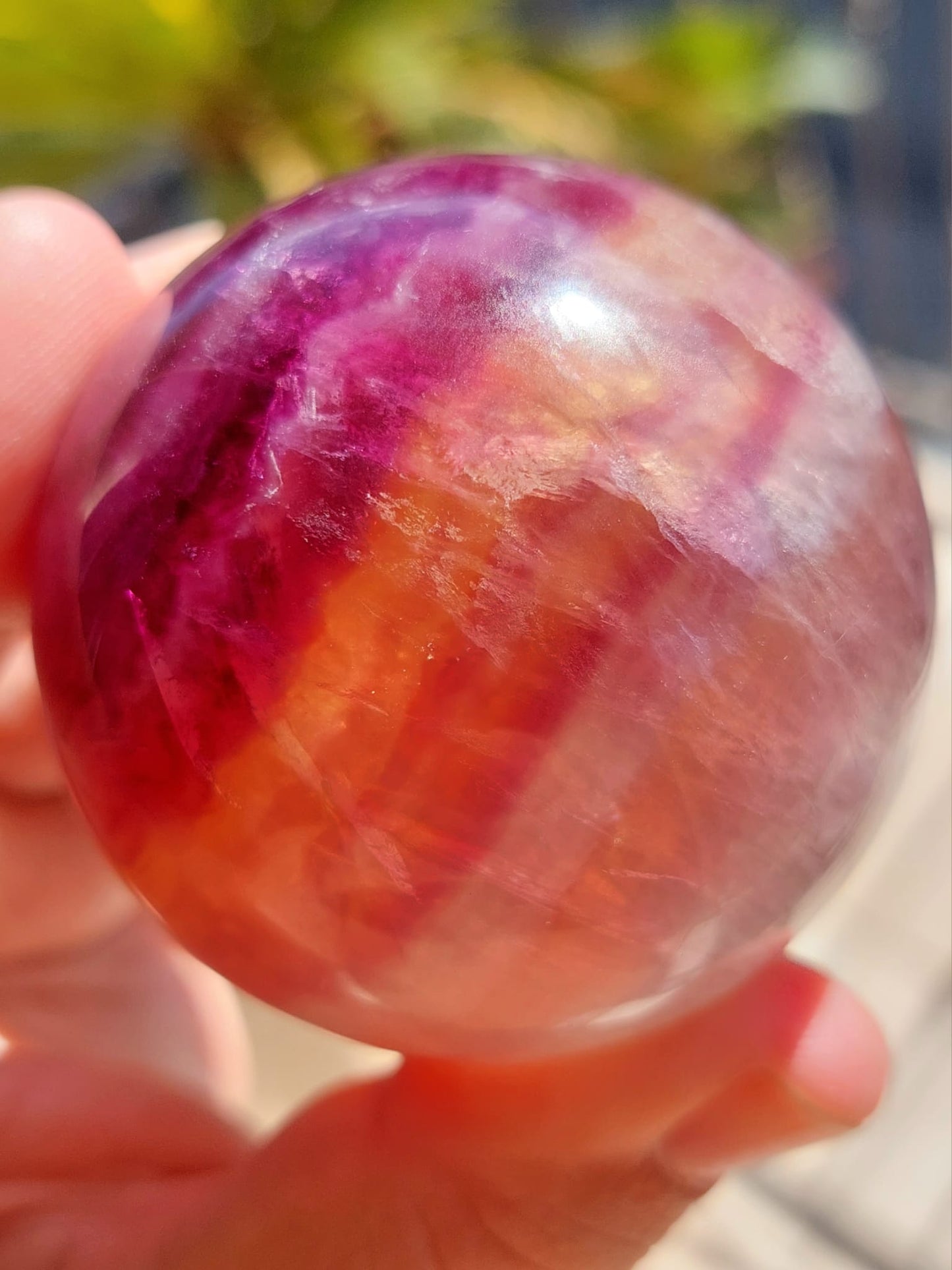 Fluorite sfera - 5,5 cm