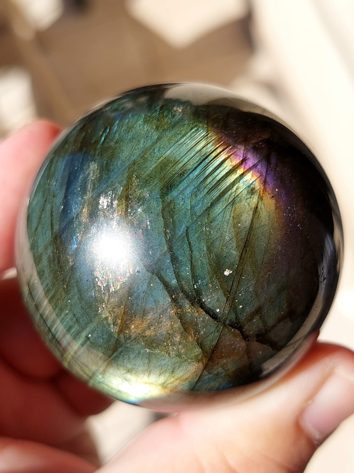 Labradorite sfera - 5 cm