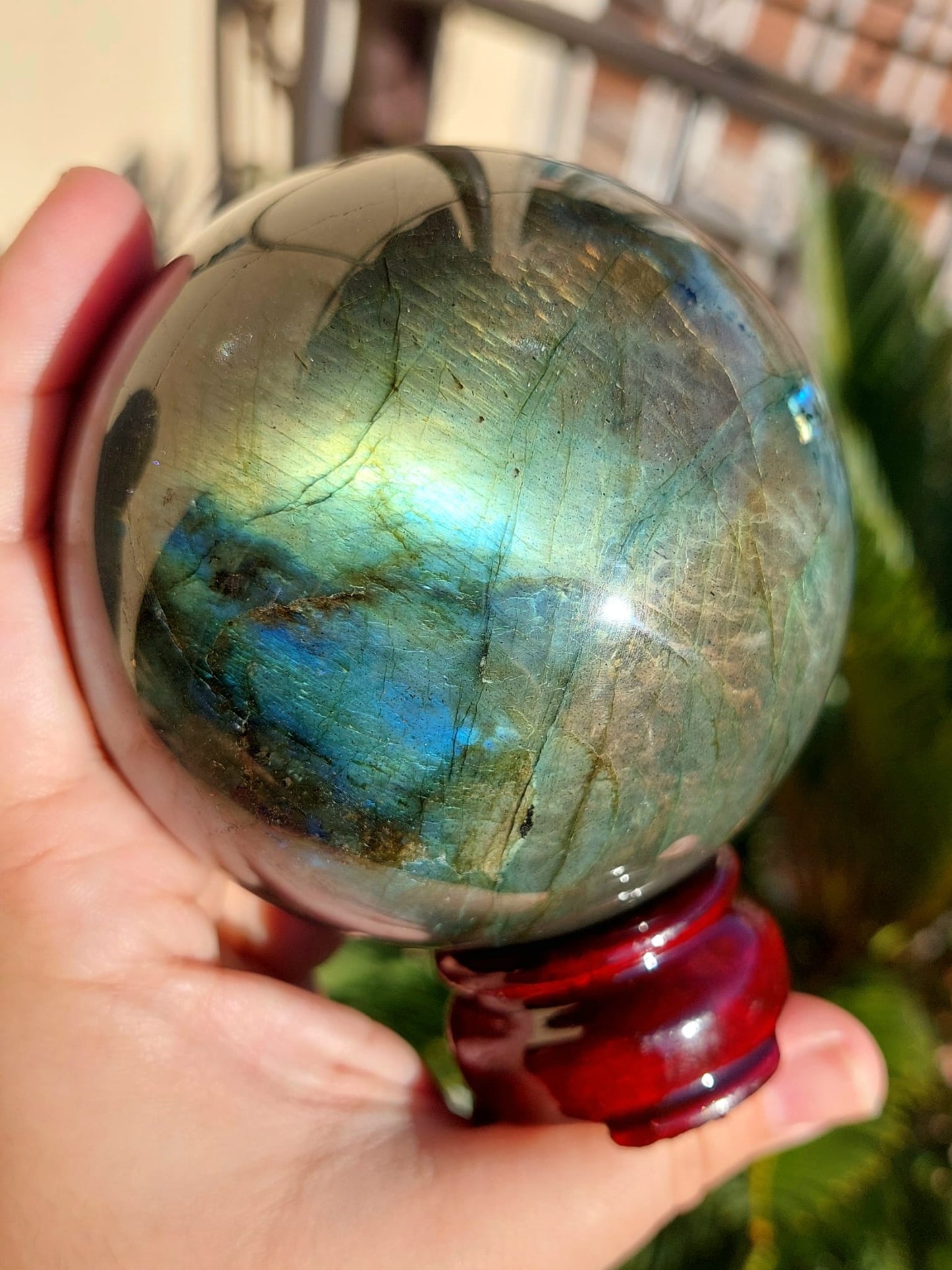 Labradorite sfera XL - 8,6 cm