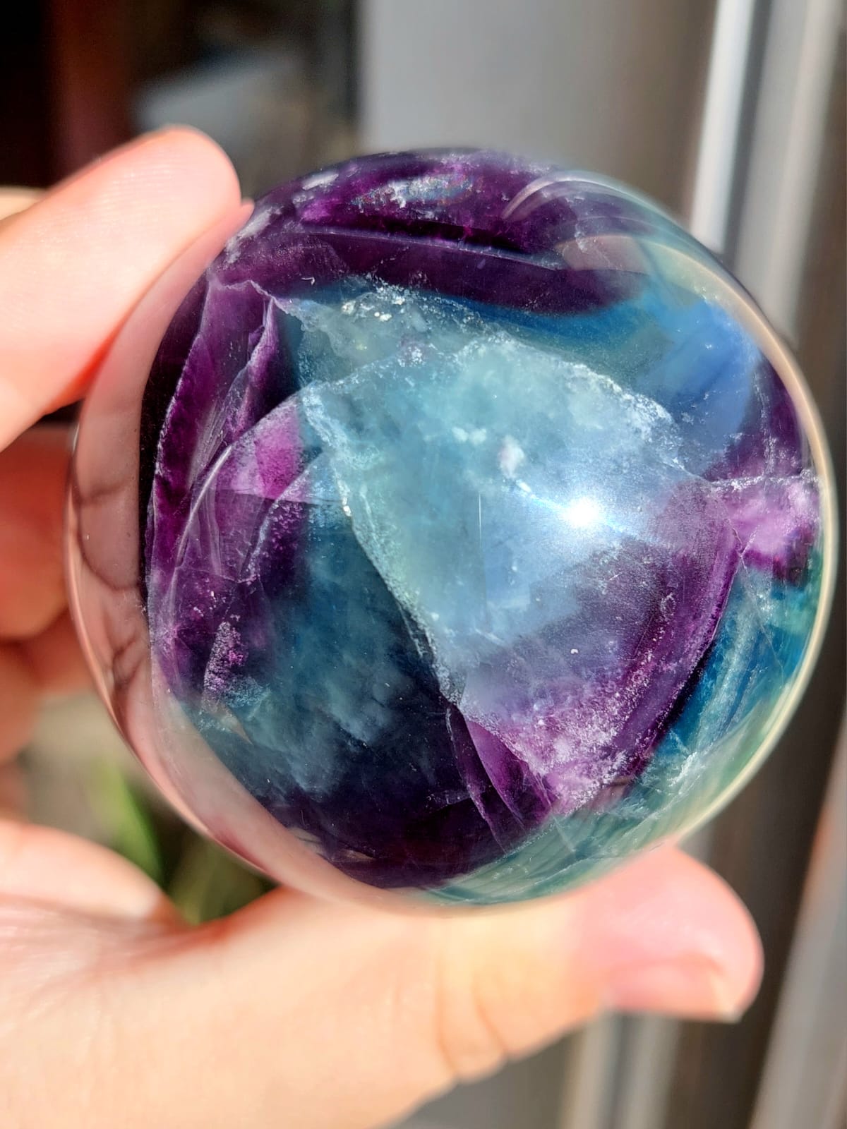 Fluorite sfera - 6,3 cm