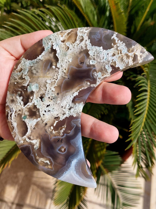 Agata Muschiata Luna - 14 cm
