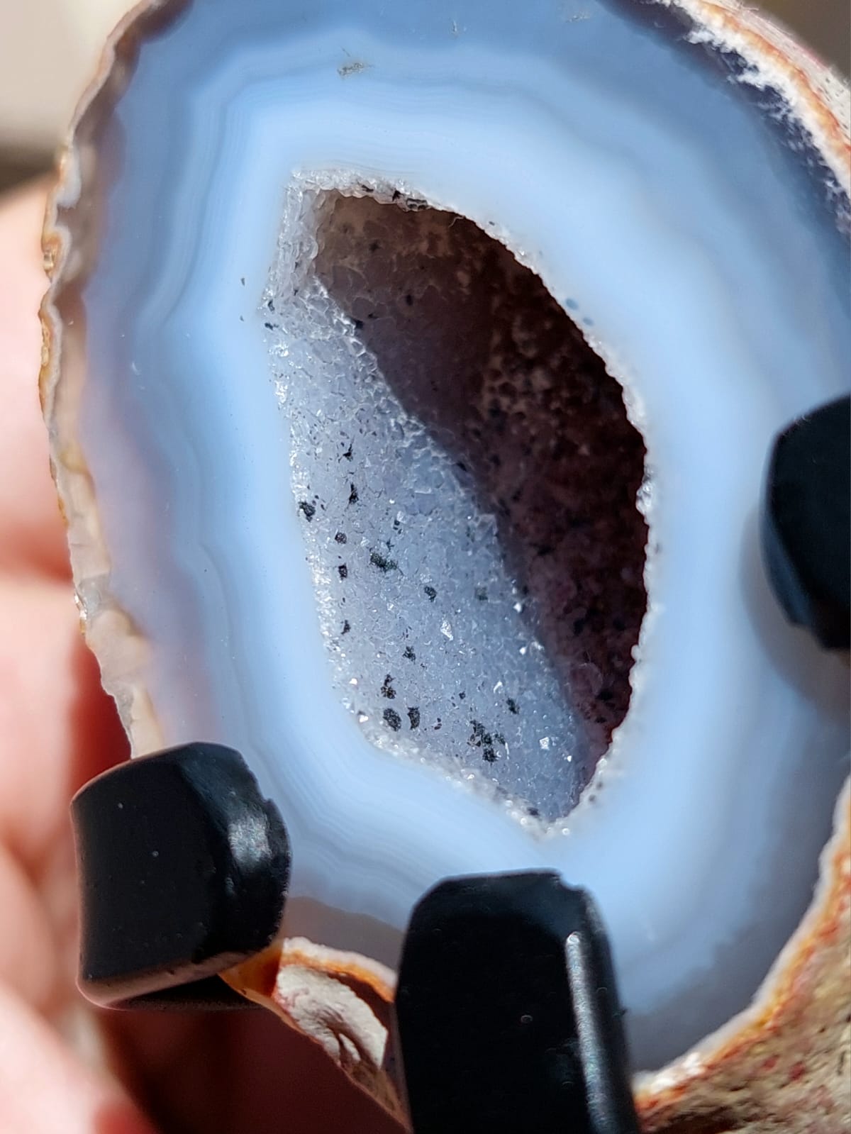 Geode Agata su stand