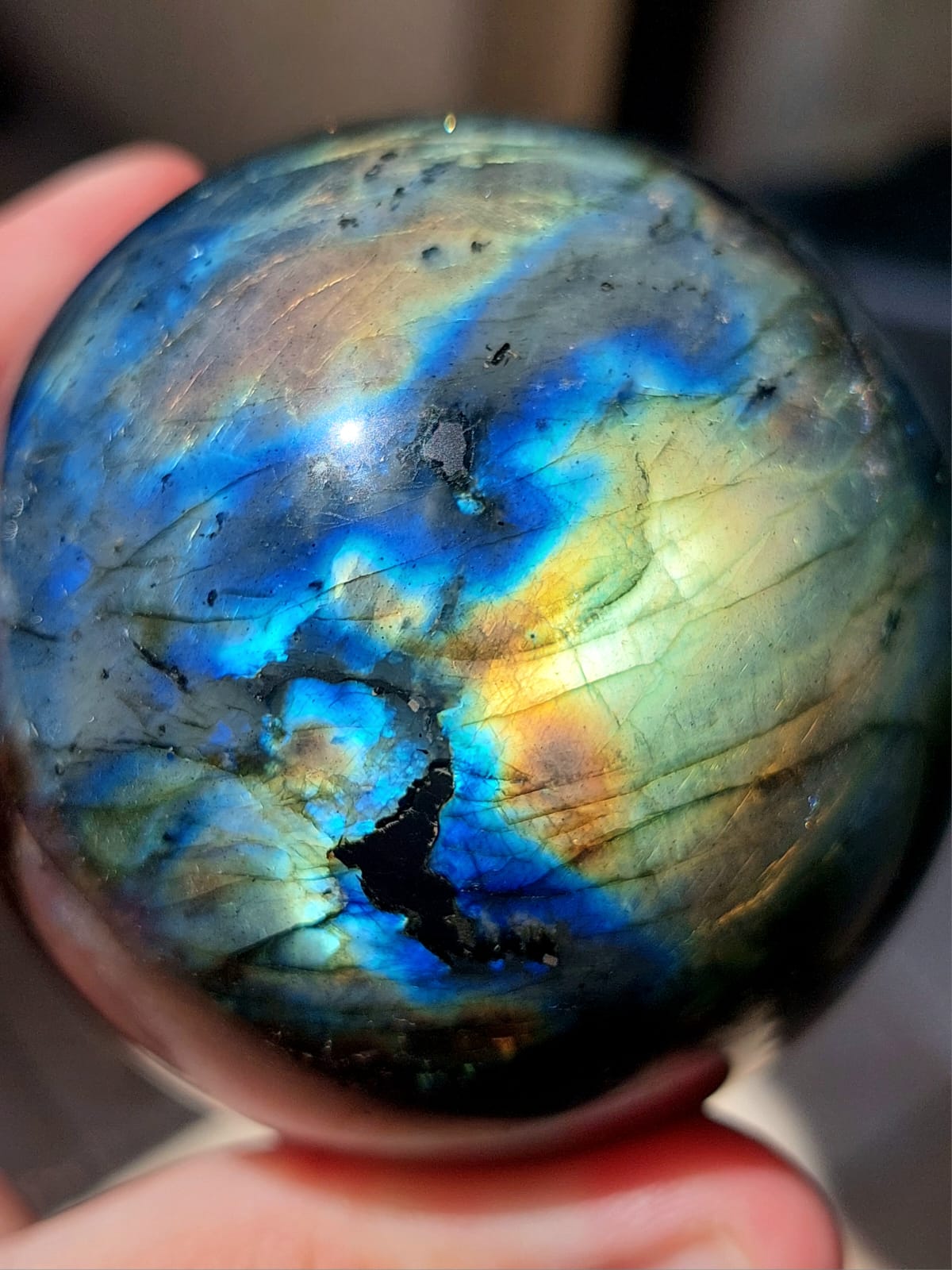 Labradorite sfera - 6,2 cm